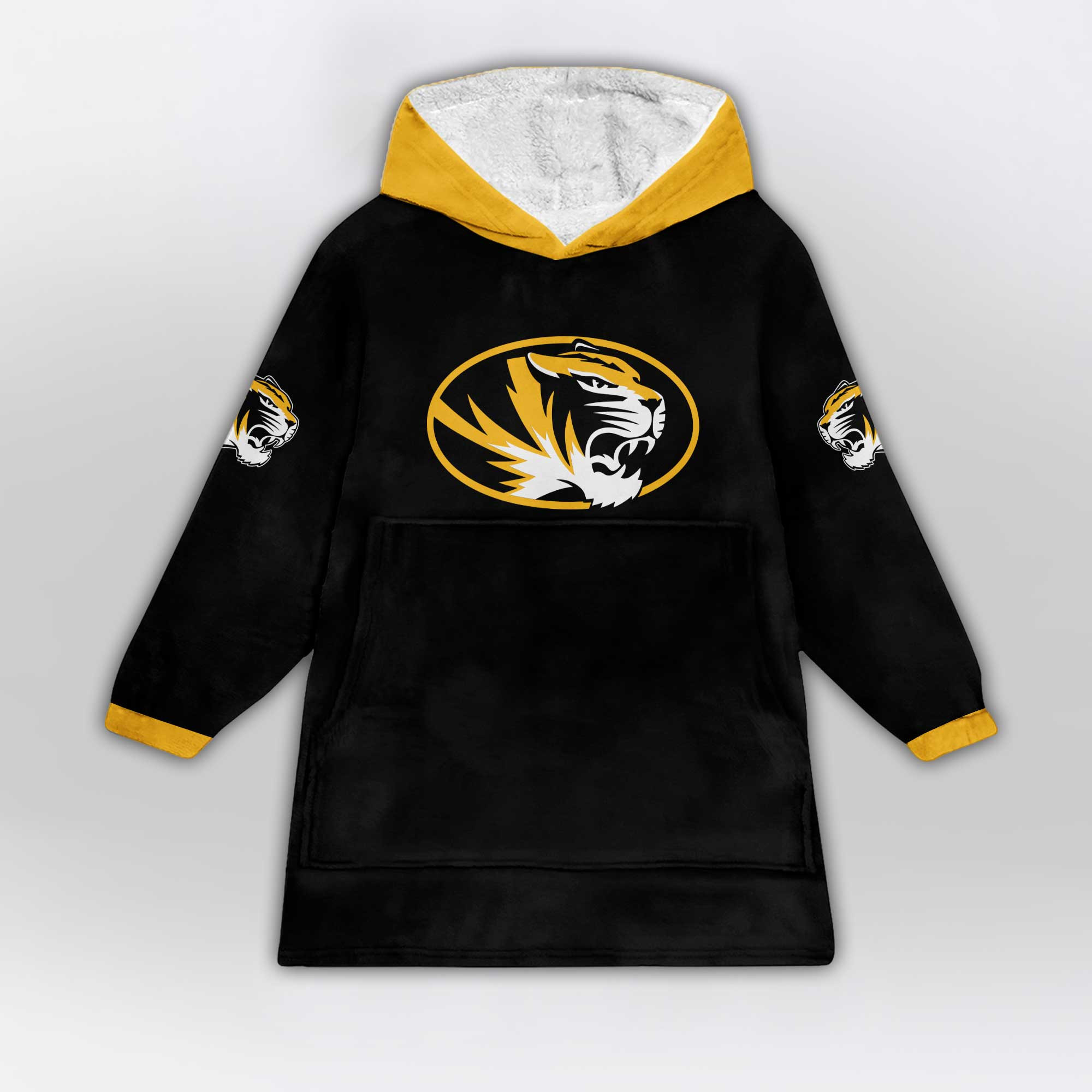 Kid 1 Missouri Football Unisex Blanket Hoodie