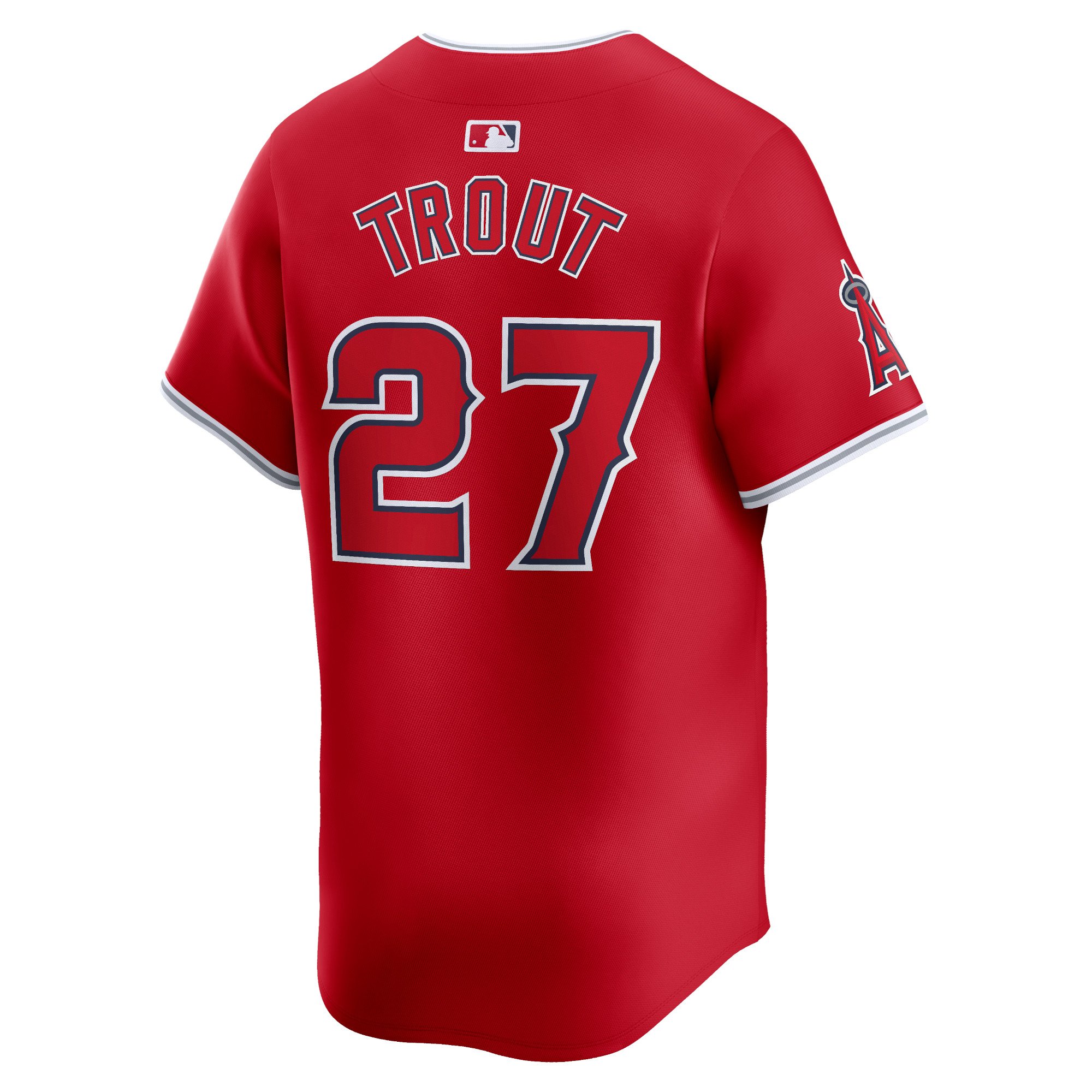 Men's Los Angeles Angels Mike Trout  Red Alternate Limited Player Jersey