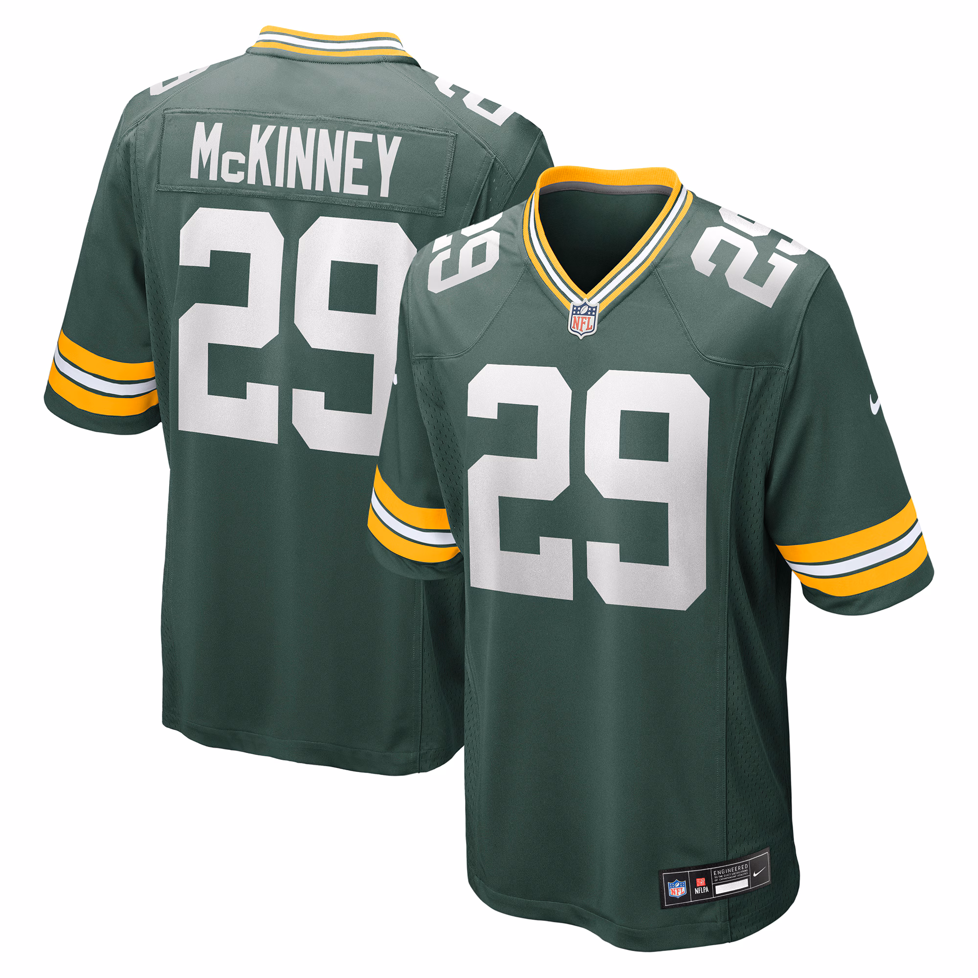 Xavier McKinney Green Bay Packers Team Game Jersey -  Green