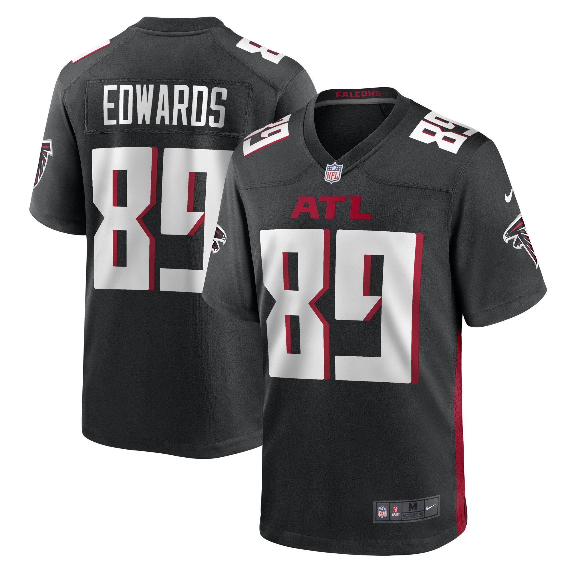 Bryan Edwards Atlanta Falcons  Game Player Jersey - Black