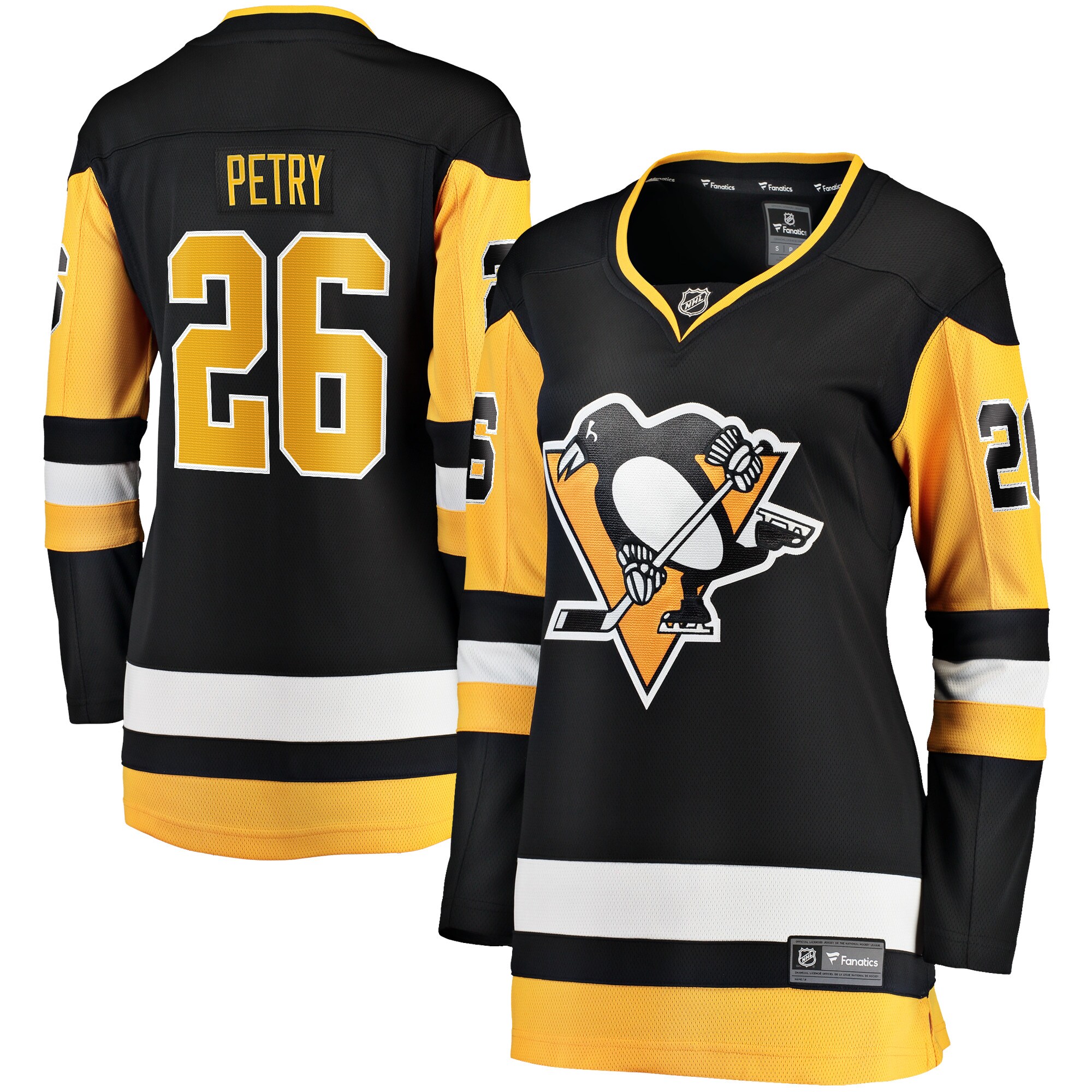 Jeff Petry Pittsburgh Penguins Women's Home Breakaway Player Jersey - Black