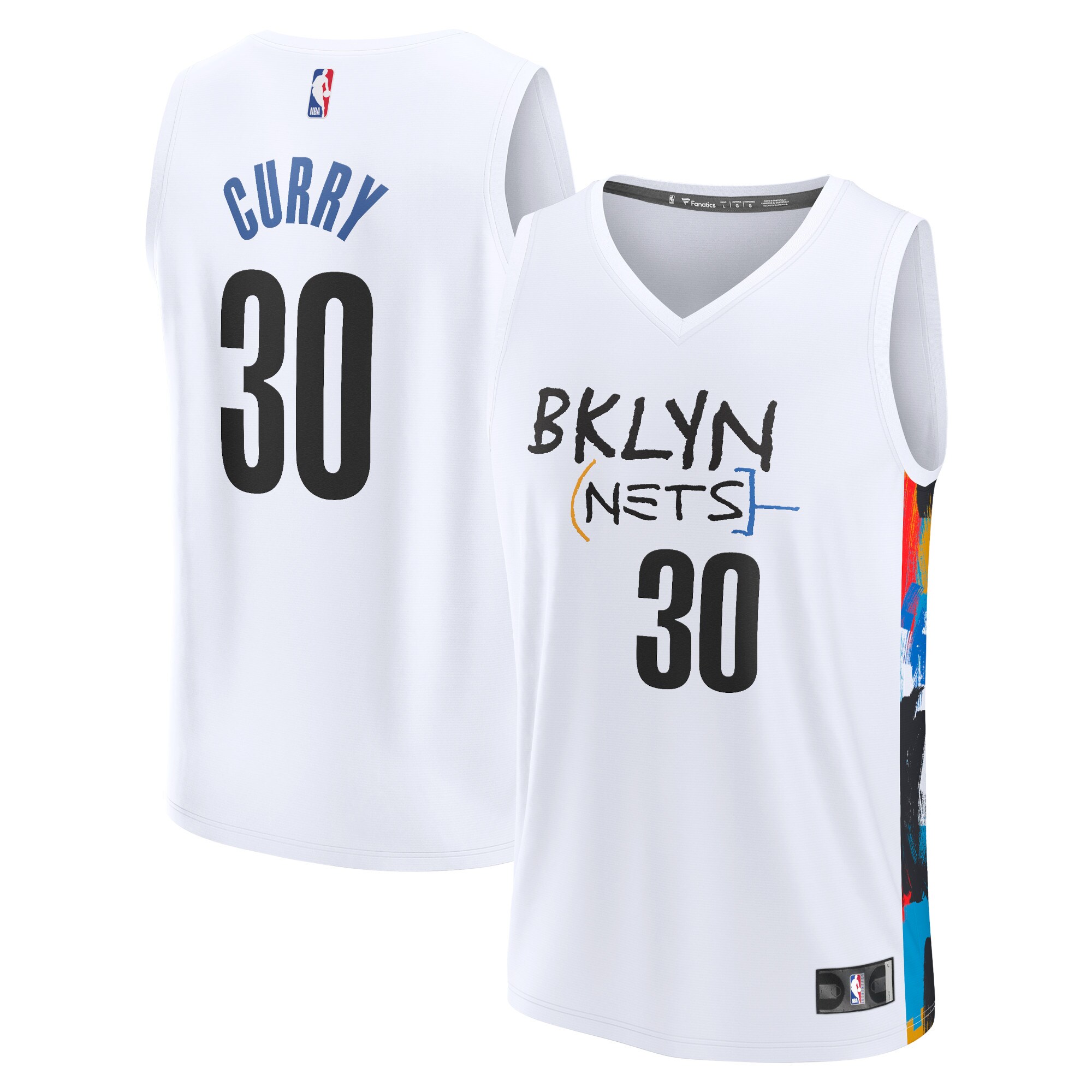Seth Curry Brooklyn Nets  2022/23 Fastbreak Jersey - City Edition - White
