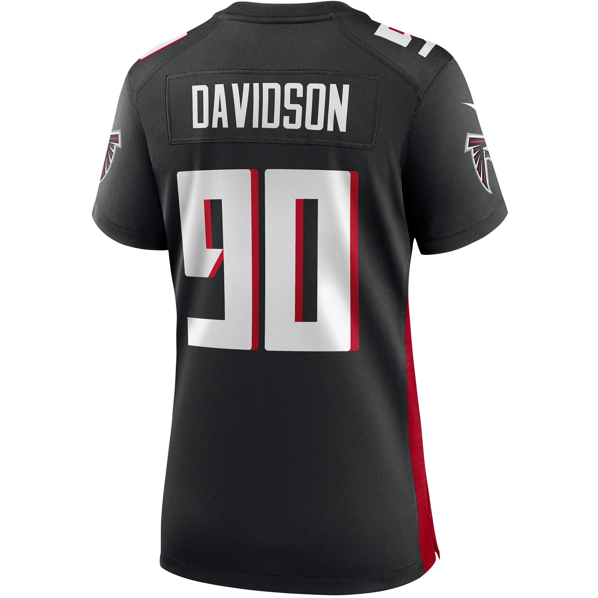 Marlon Davidson Atlanta Falcons  Women's Game Jersey - Black
