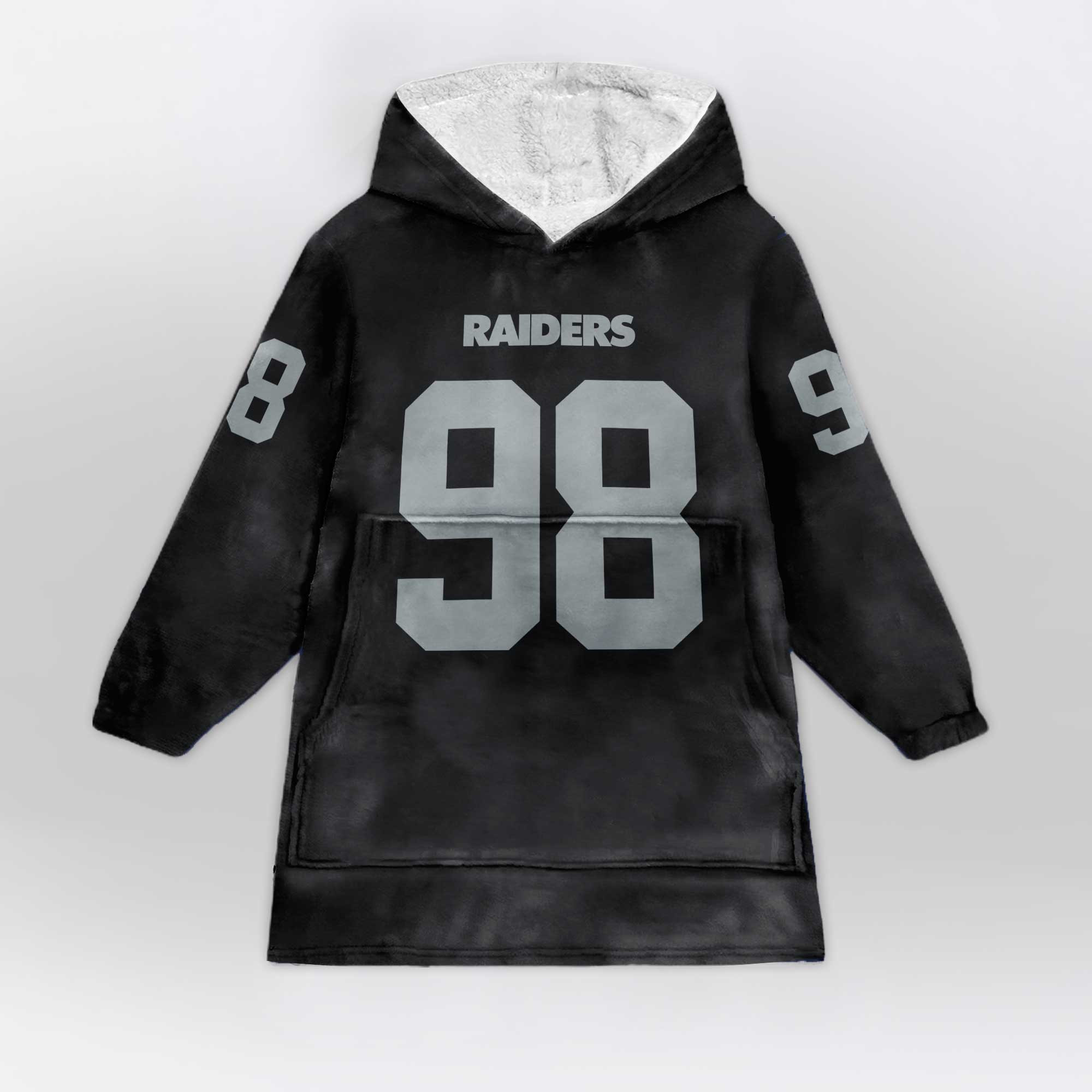 Adult M.C 98 Las Vegas Football Unisex Blanket Hoodie
