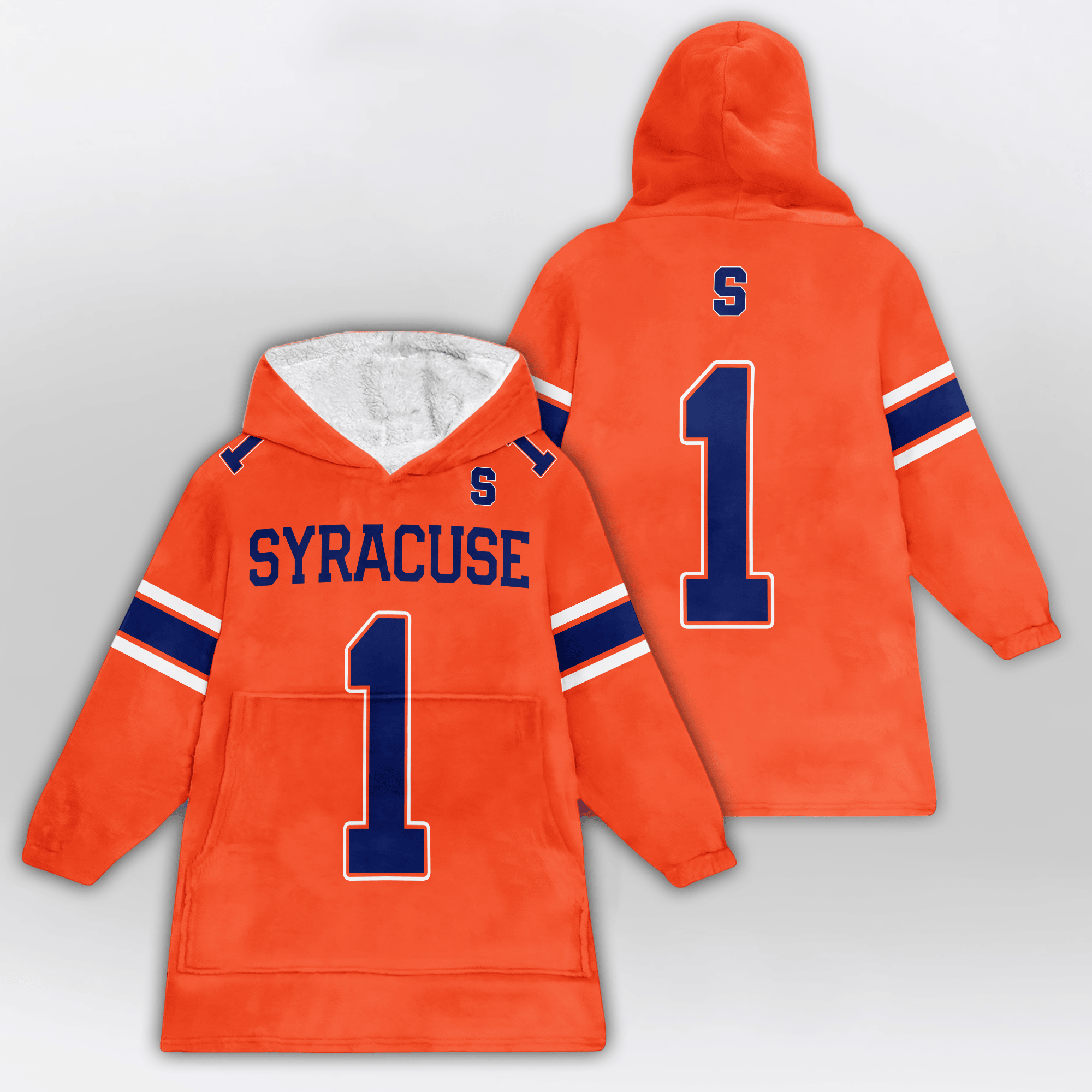Kid #1 Syracuse Football Unisex Blanket Hoodie