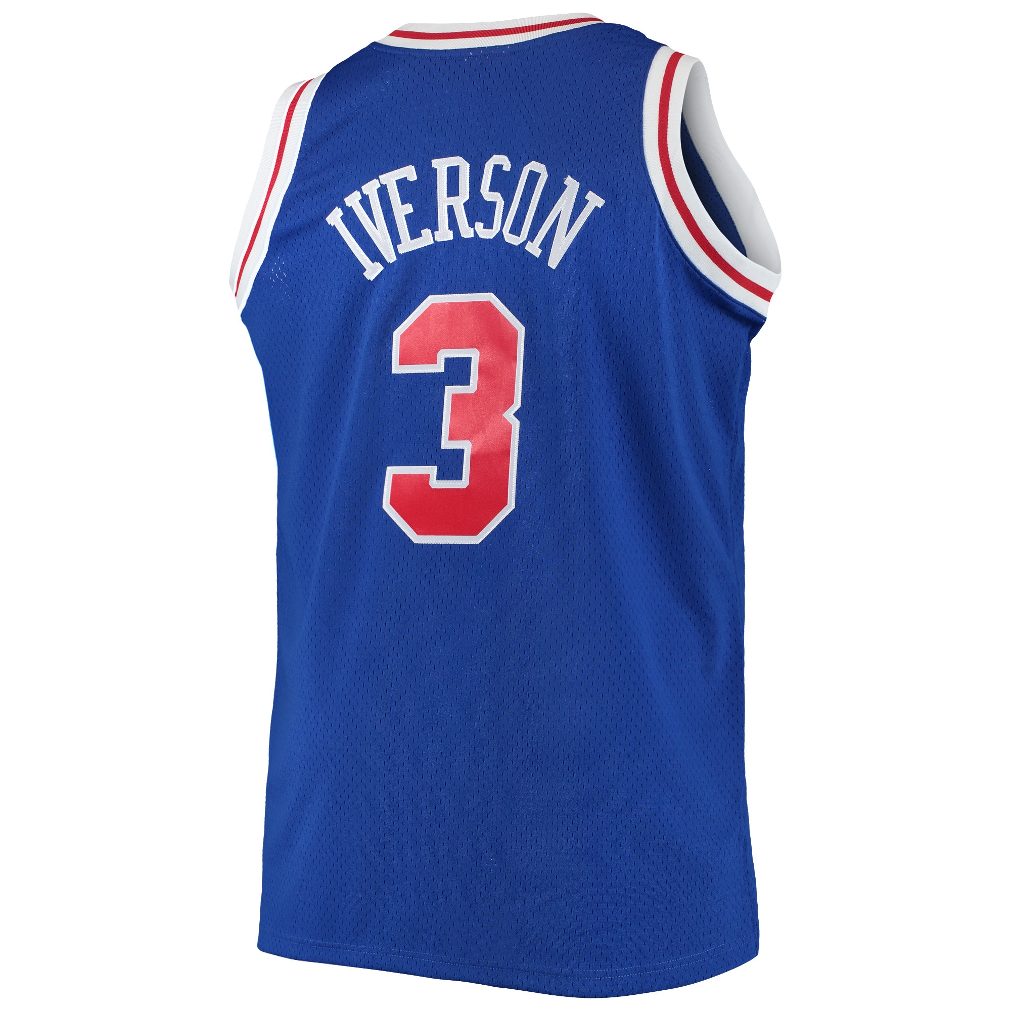 Allen Iverson Philadelphia 76ers Mitchell & Ness Big & Tall Hardwood Classics Swingman Jersey - Royal