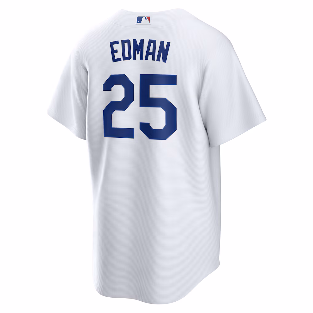 Tommy Edman #25 Los Angeles Dodgers Home Replica Jersey - White