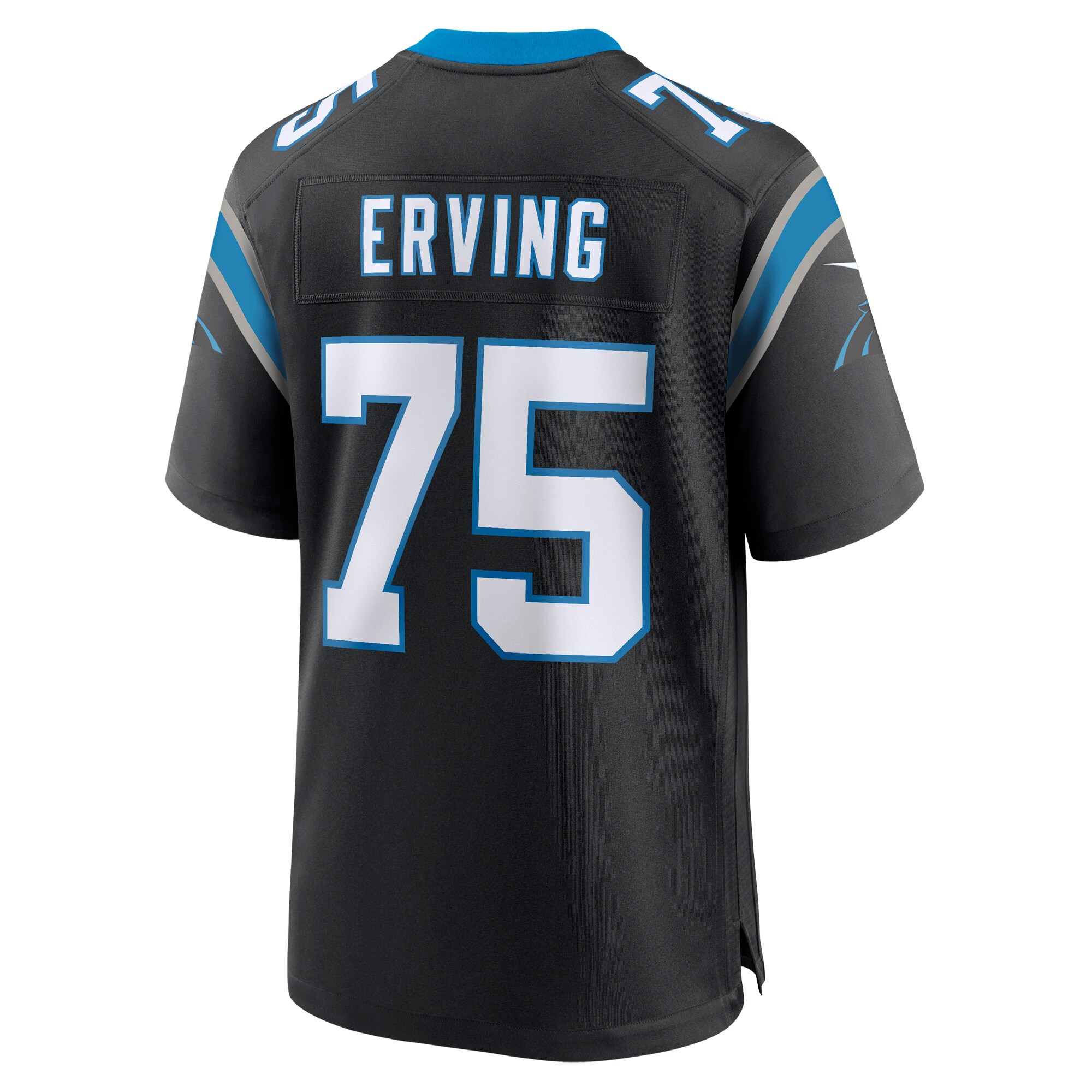 Cameron Erving Carolina Panthers  Team Game Jersey - Black