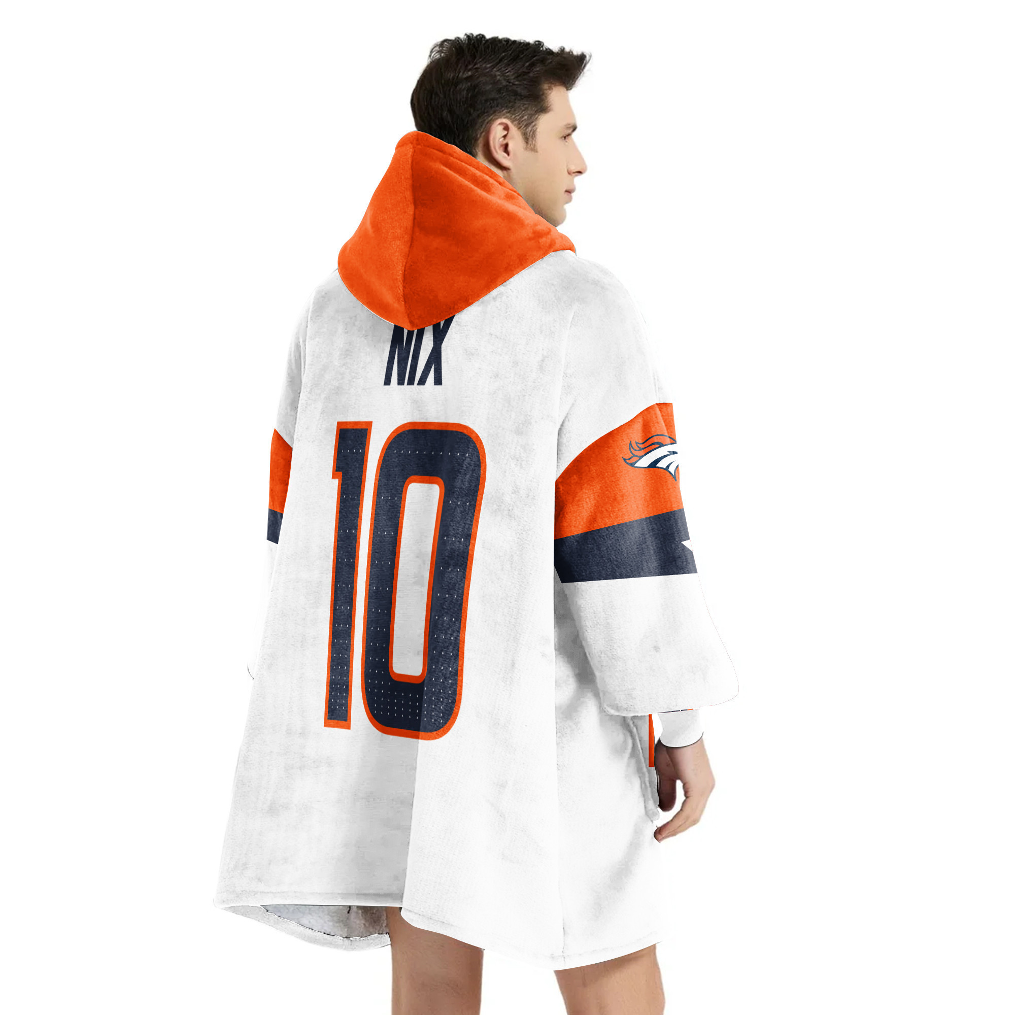 Adult B.N. 10 Denver Football Unisex Blanket Hoodie
