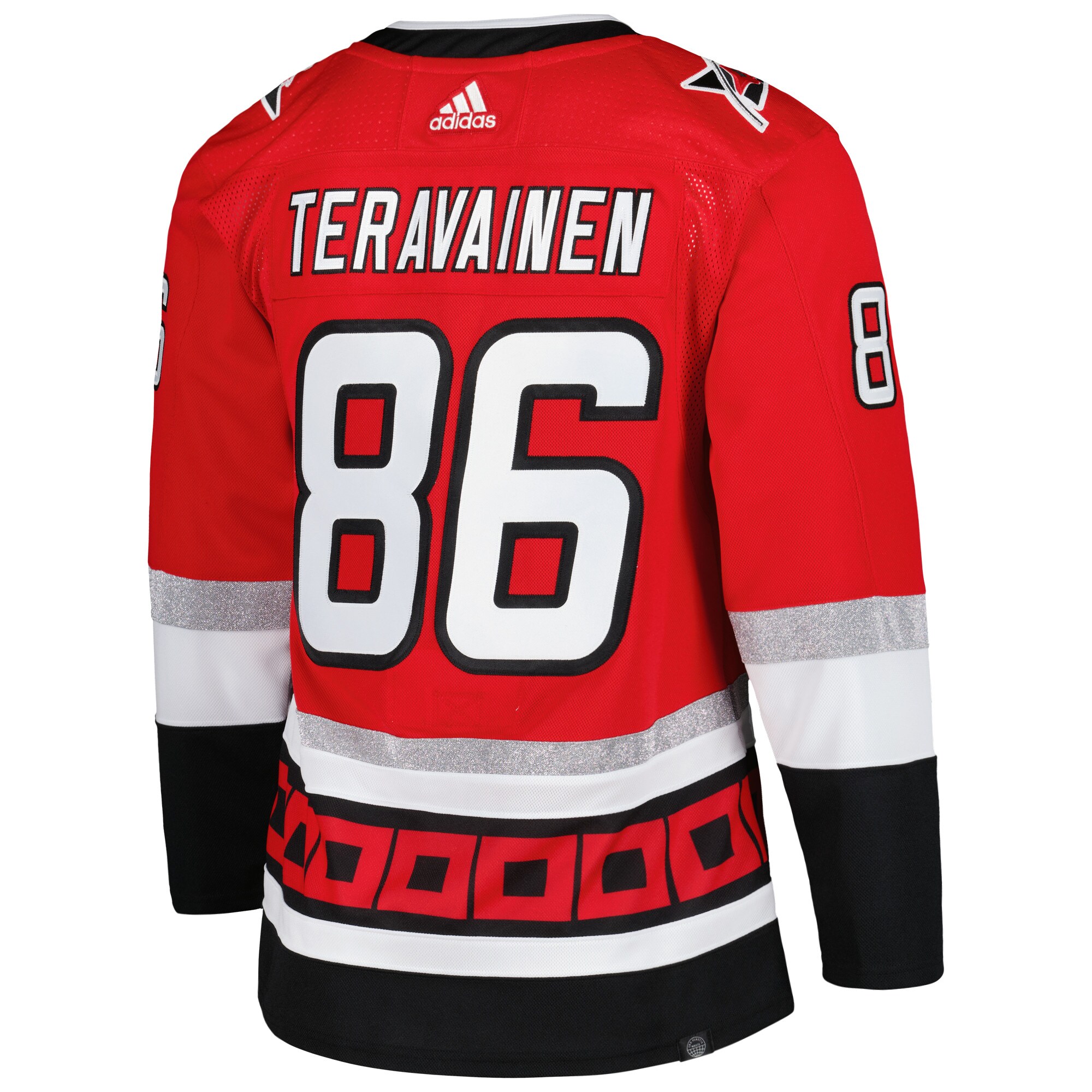 Teuvo Teravainen Carolina Hurricanes  25th Anniversary Authentic Pro Primegreen Player Jersey - Red