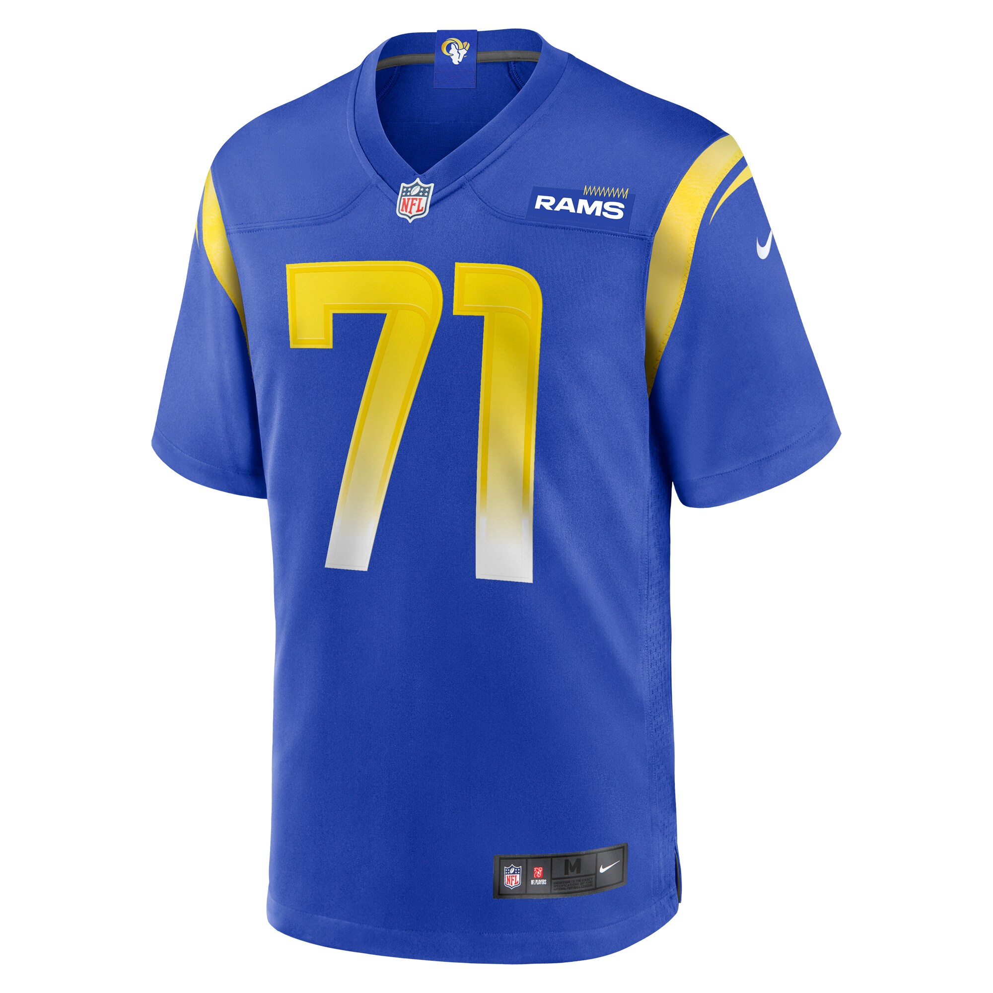Warren McClendon Jr. Los Angeles Rams  Team Game Jersey - Royal