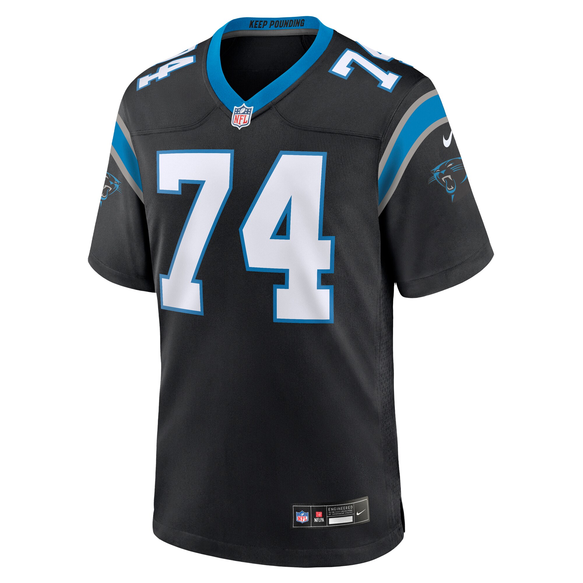 Larnel Coleman Carolina Panthers  Team Game Jersey - Black