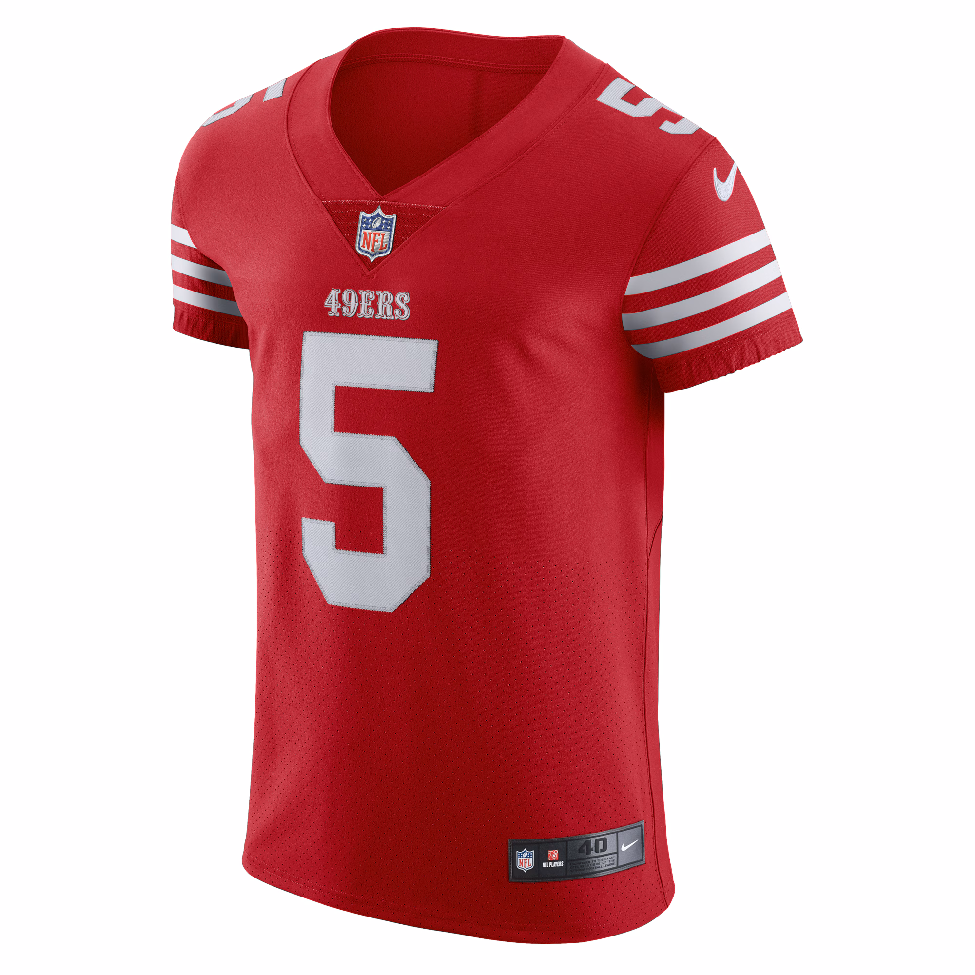 Trey Lance San Francisco 49ers Vapor Elite Jersey - White