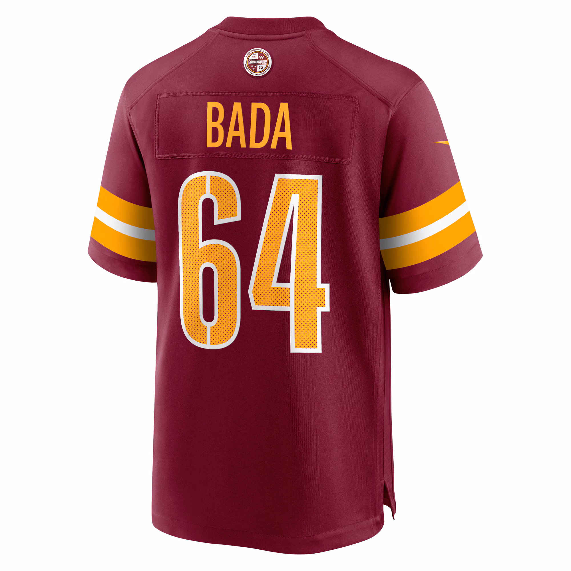 David Bada Washington Commanders  Game Jersey -  Burgundy