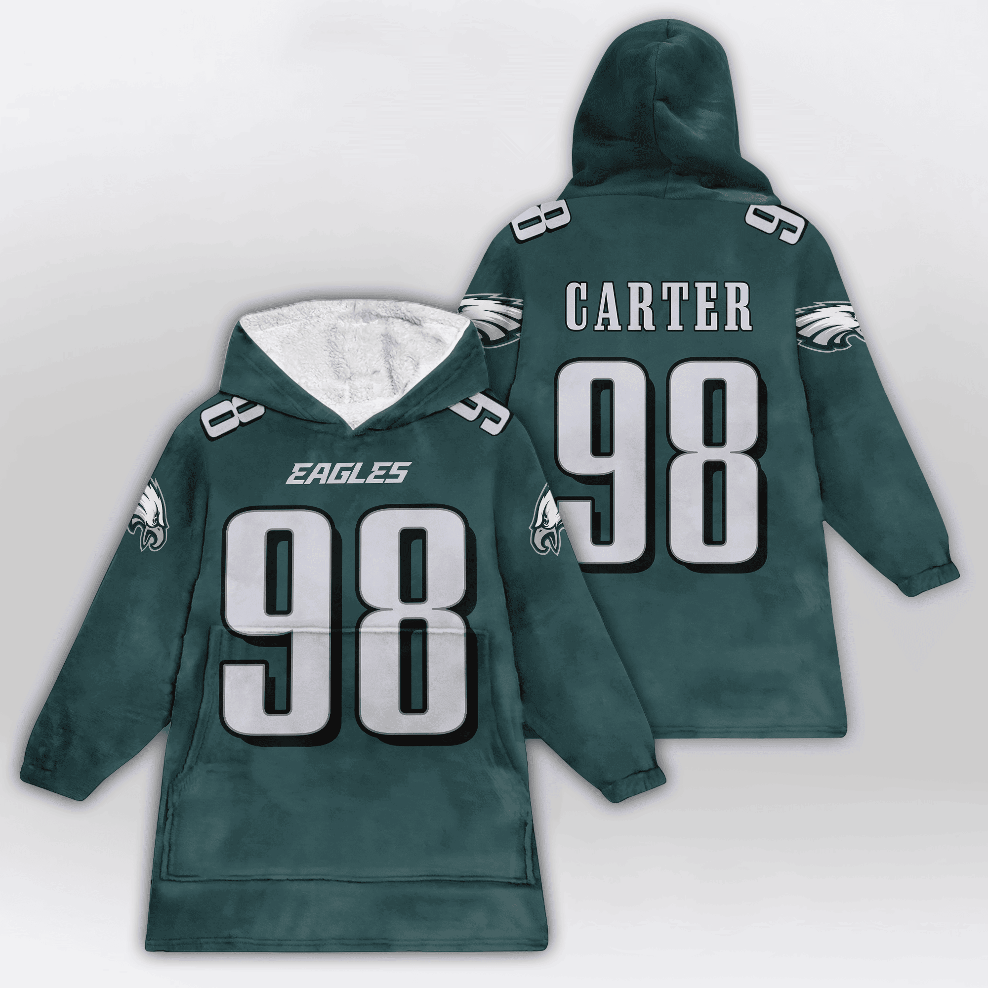 Adult 98 Philadelphia Football Unisex Blanket Hoodie