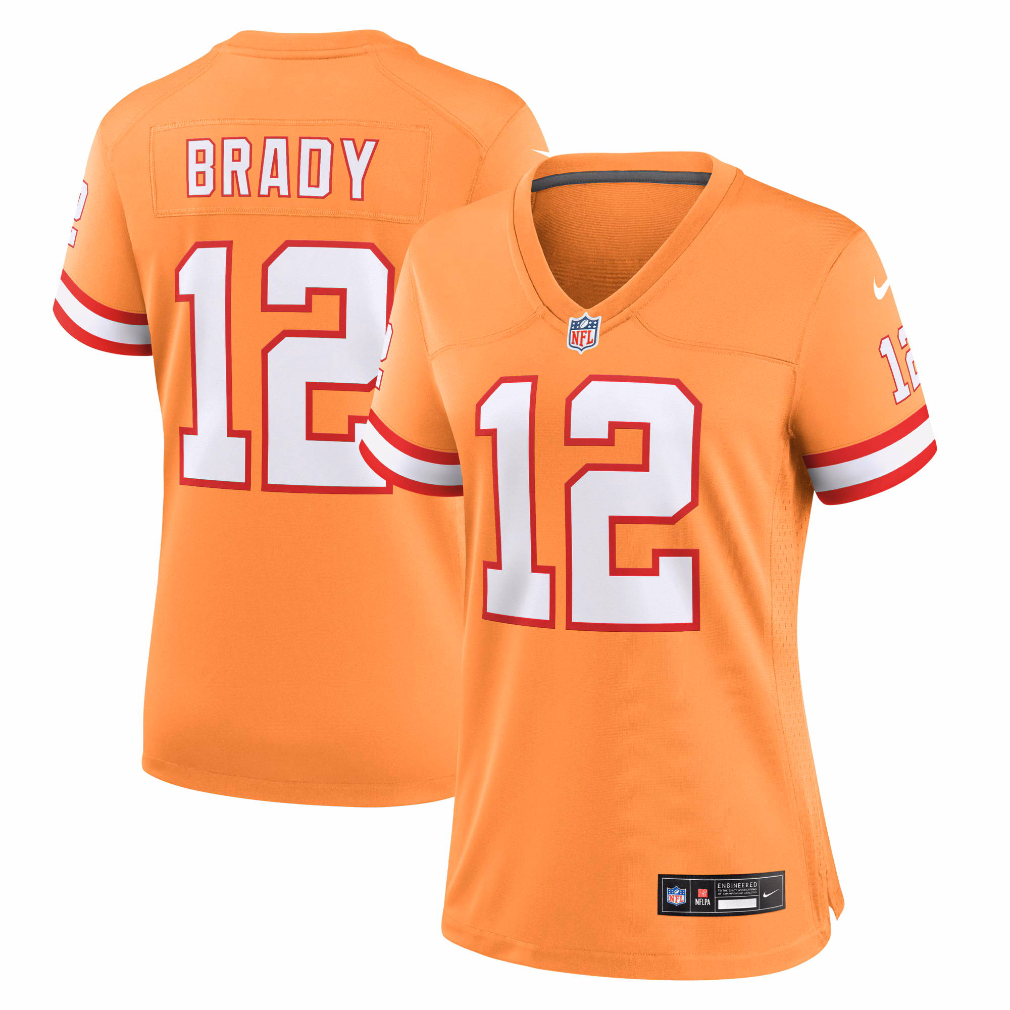 Tom Brady Tampa Bay Buccaneers Women's Player Jersey - Orange