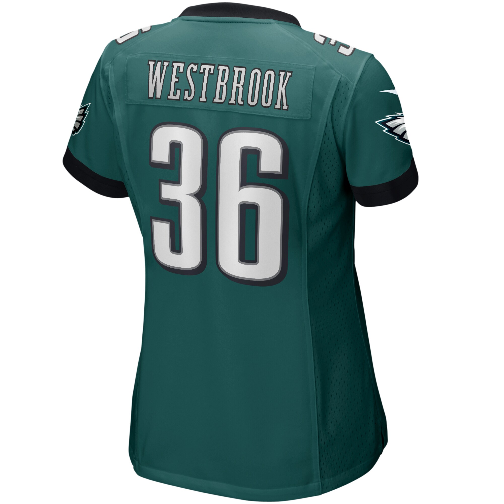 Brian Westbrook Philadelphia Eagles Women's Game Retired Player Jersey - Midnight Green