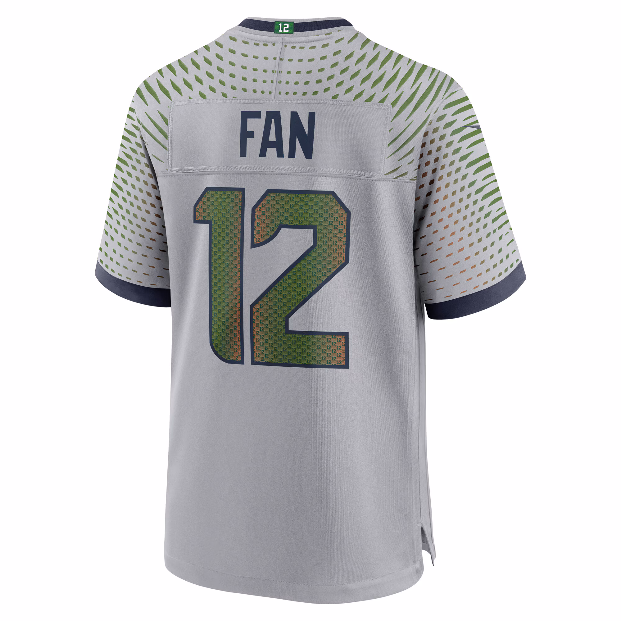 12s Seattle Seahawks #12 2025 Rivalries Collection Game Jersey - Wolf Gray