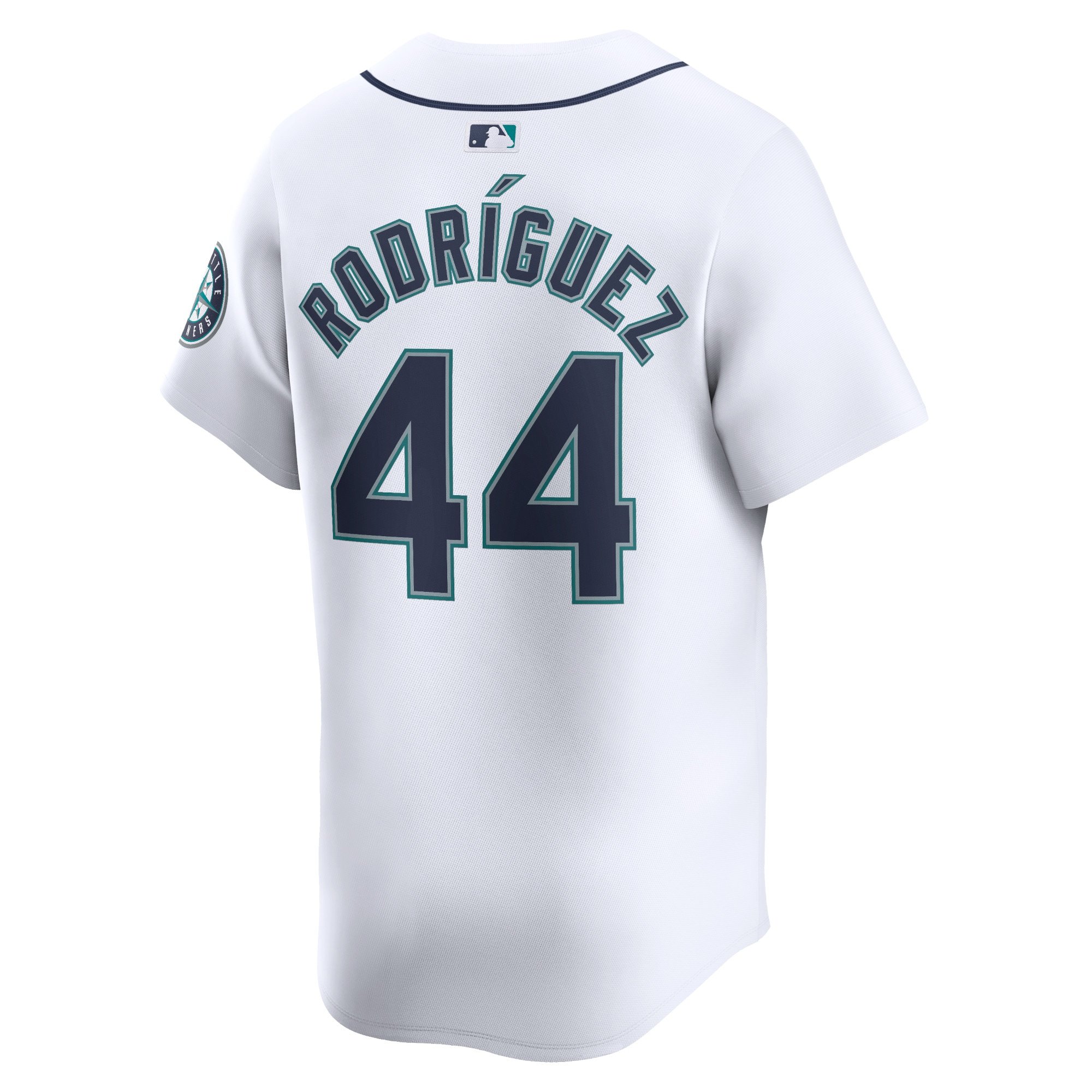 Men's Seattle Mariners Julio RodrÃguez  White Home Limited Player Jersey