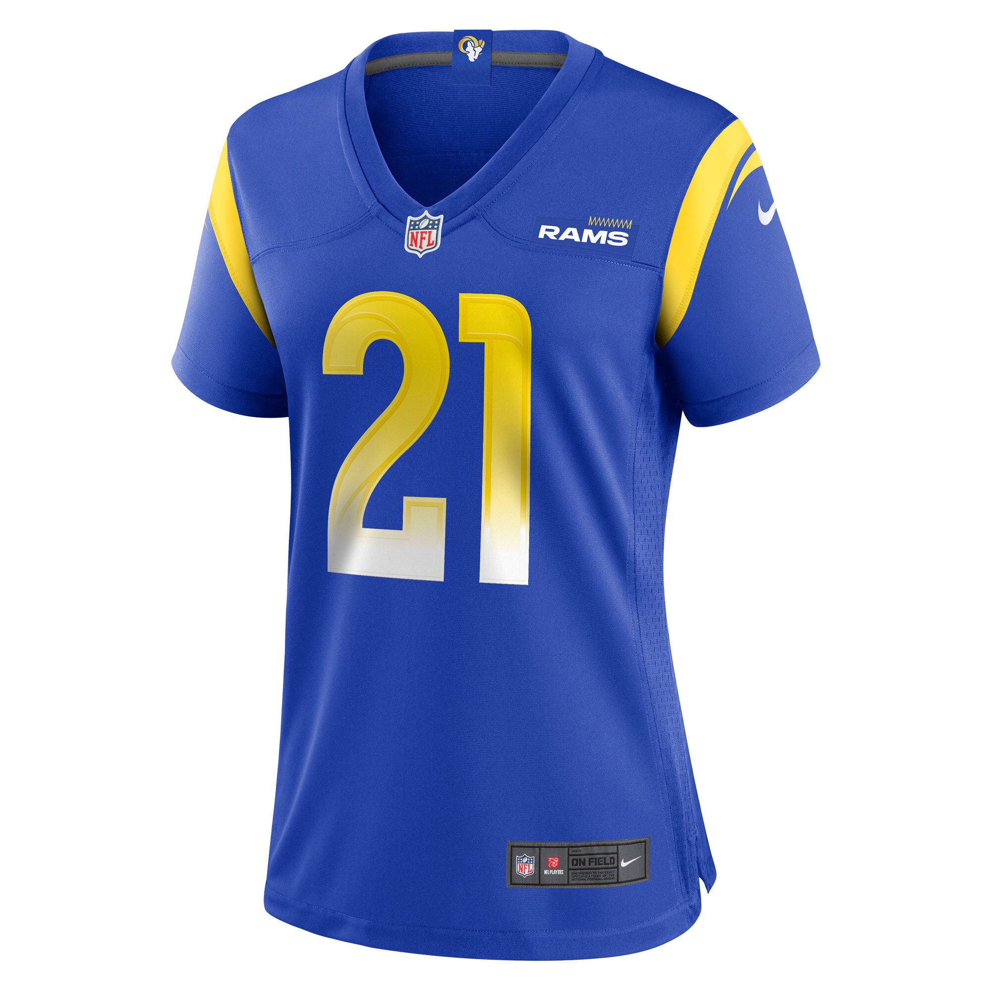Russ Yeast Los Angeles Rams  Women's Game Player Jersey - Royal