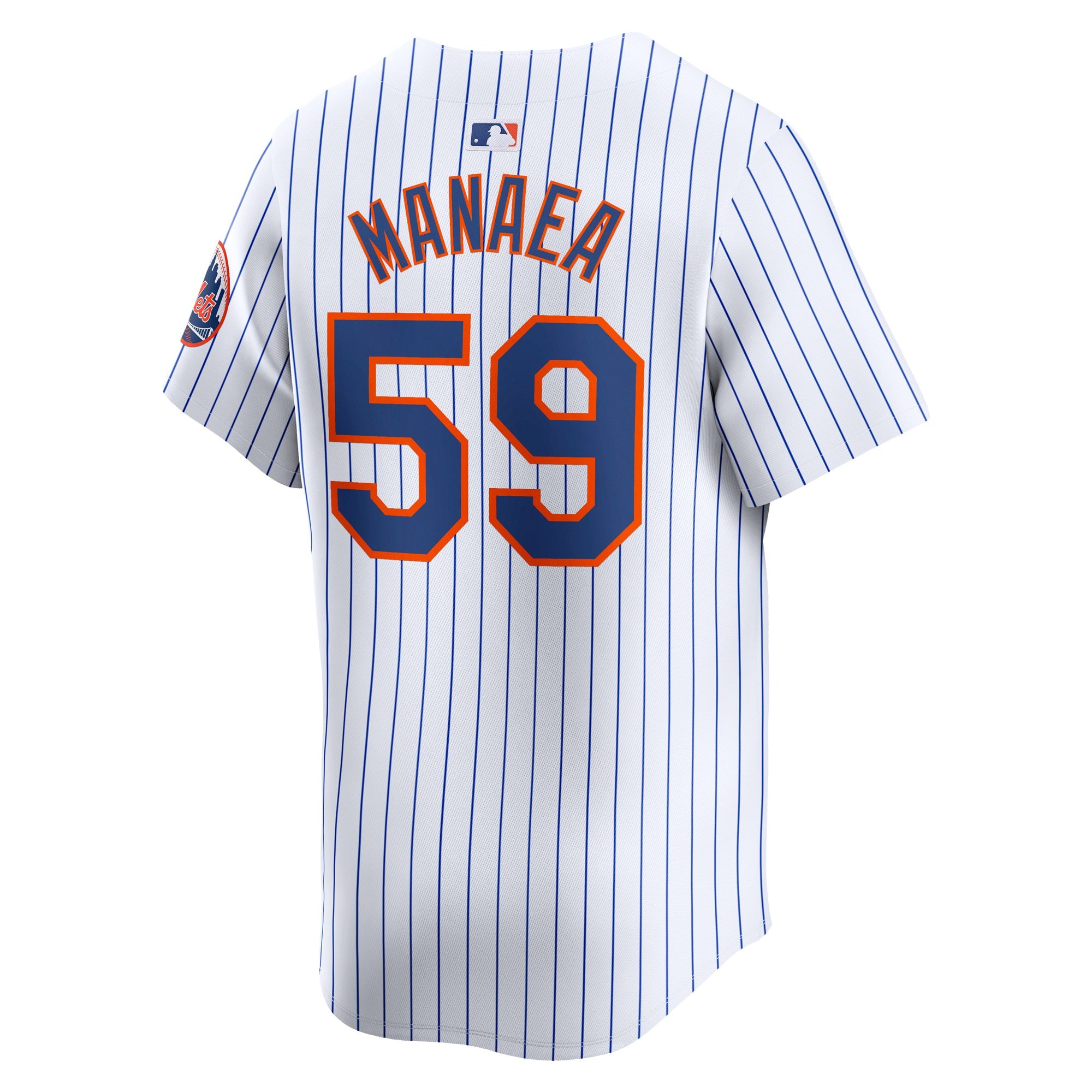 Men's New York Mets Sean Manaea  White Home Limited Player Jersey