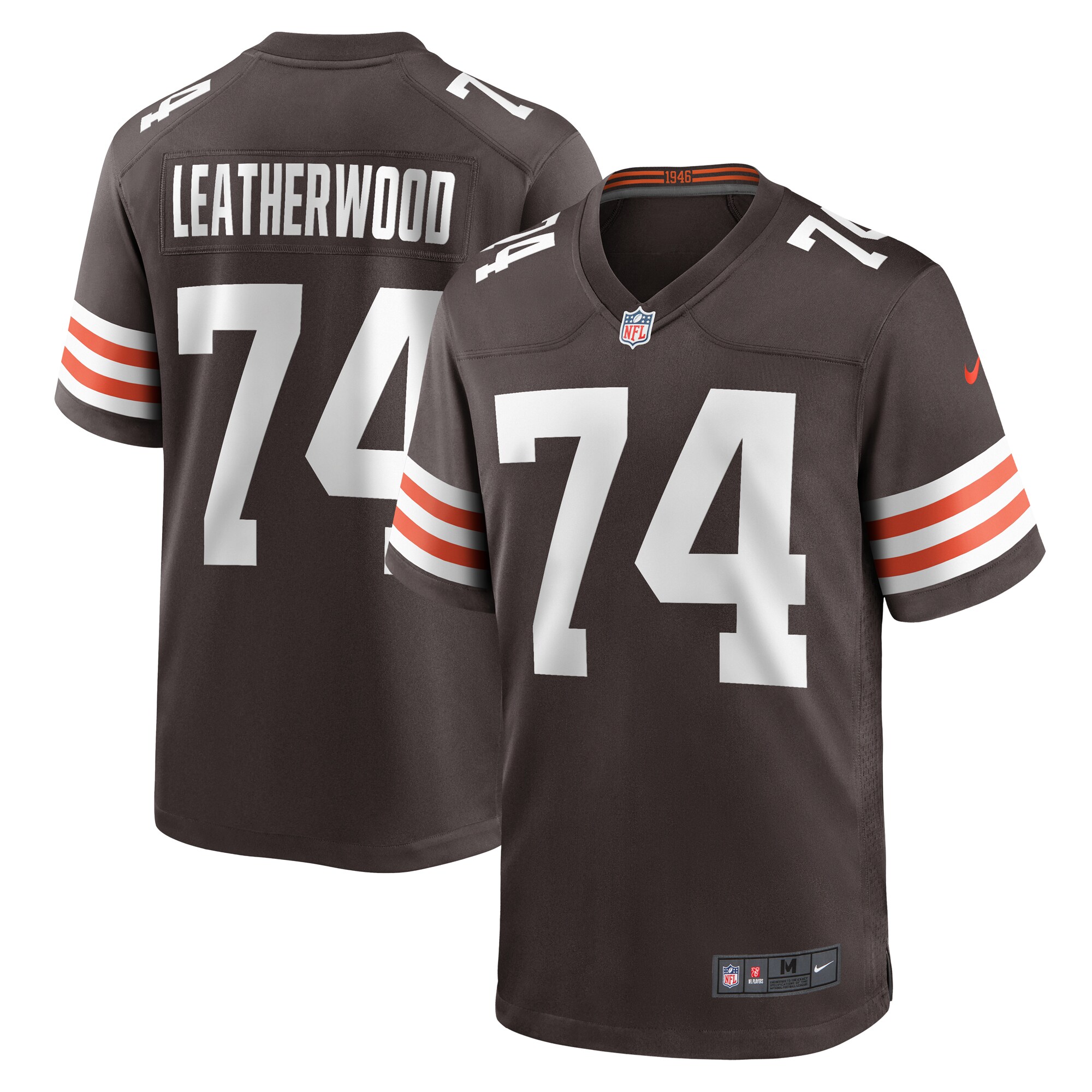Alex Leatherwood Cleveland Browns Team Game Jersey -  Brown