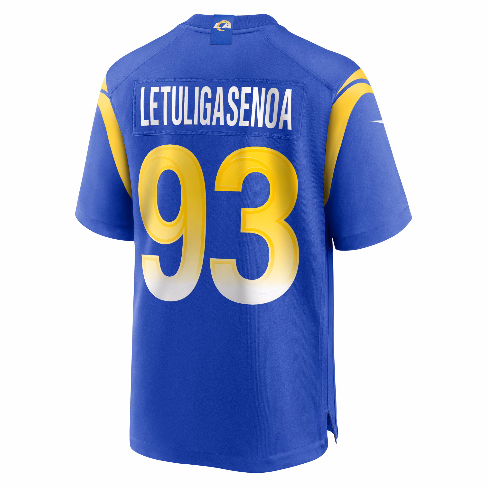 Tuli Letuligasenoa Los Angeles Rams Game Jersey -  Royal
