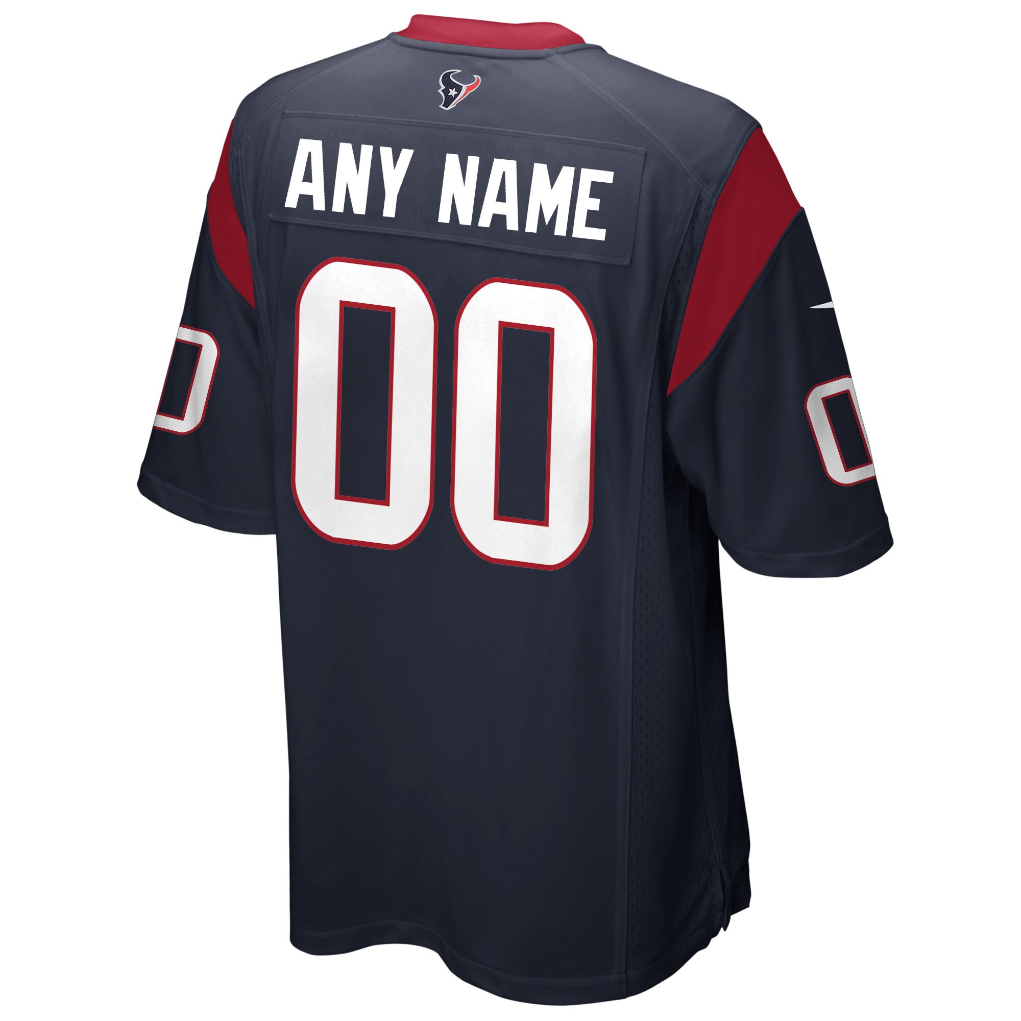Houston Texans  Custom Game Jersey - Navy