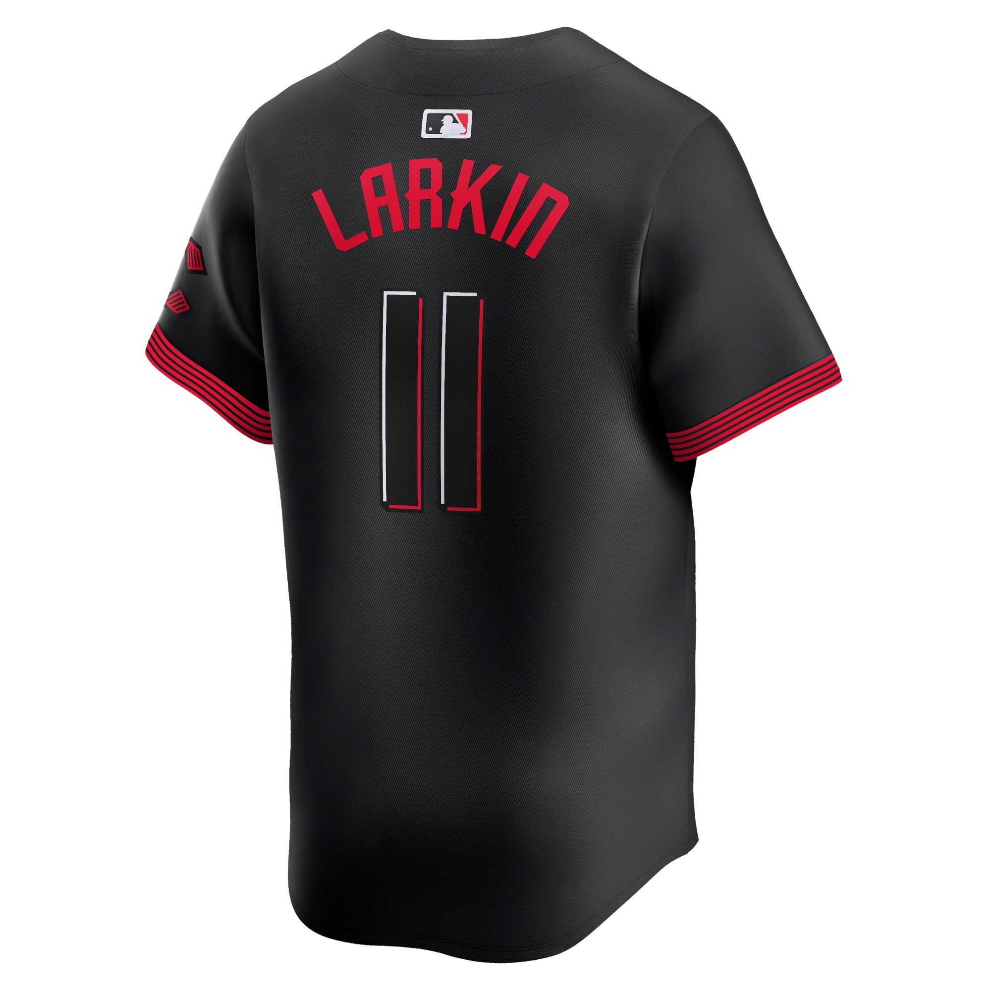 Men's Cincinnati Reds Barry Larkin  Black City Connect Limited Player Jersey