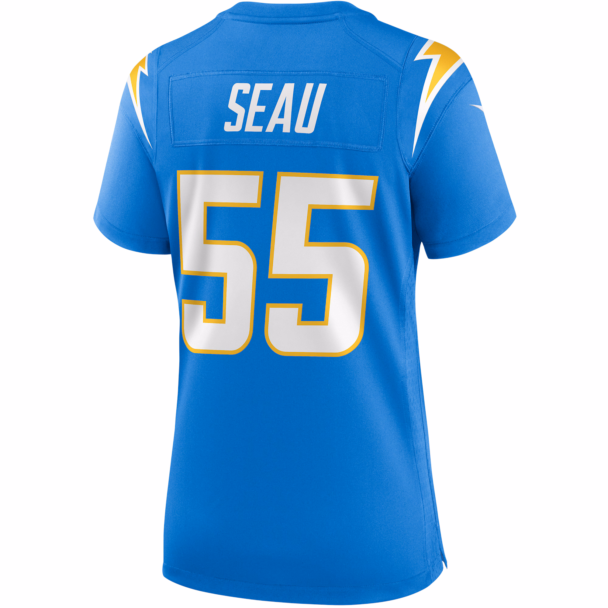 Junior Seau Los Angeles Chargers Women's Game Retired Player Jersey - Powder Blue