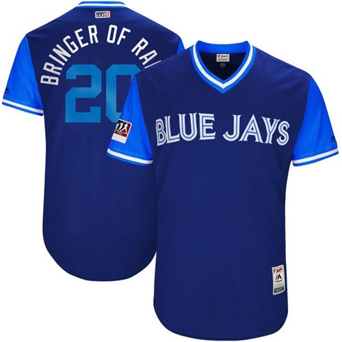 Toronto Blue Jays #20 Josh Donaldson Light Blue