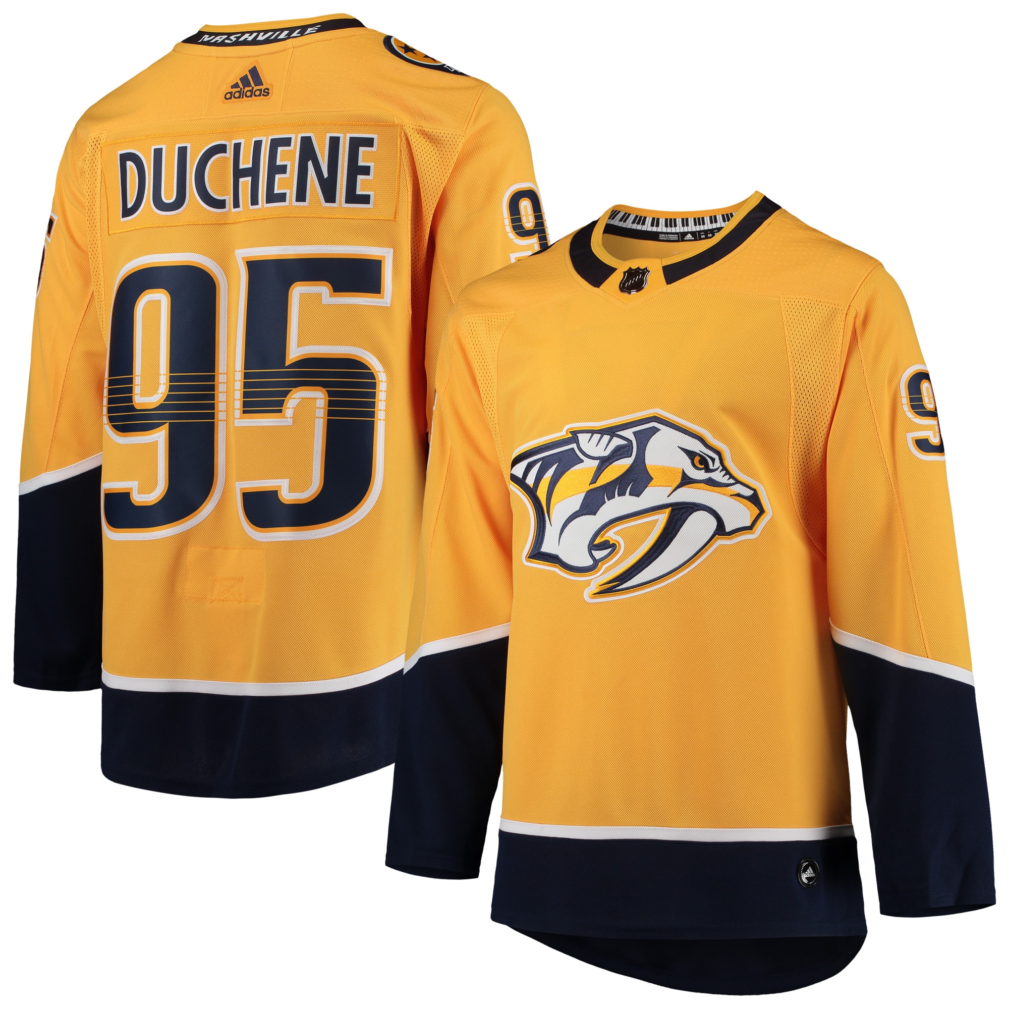 Matt Duchene Nashville Predators  Home Authentic Player Jersey - Gold