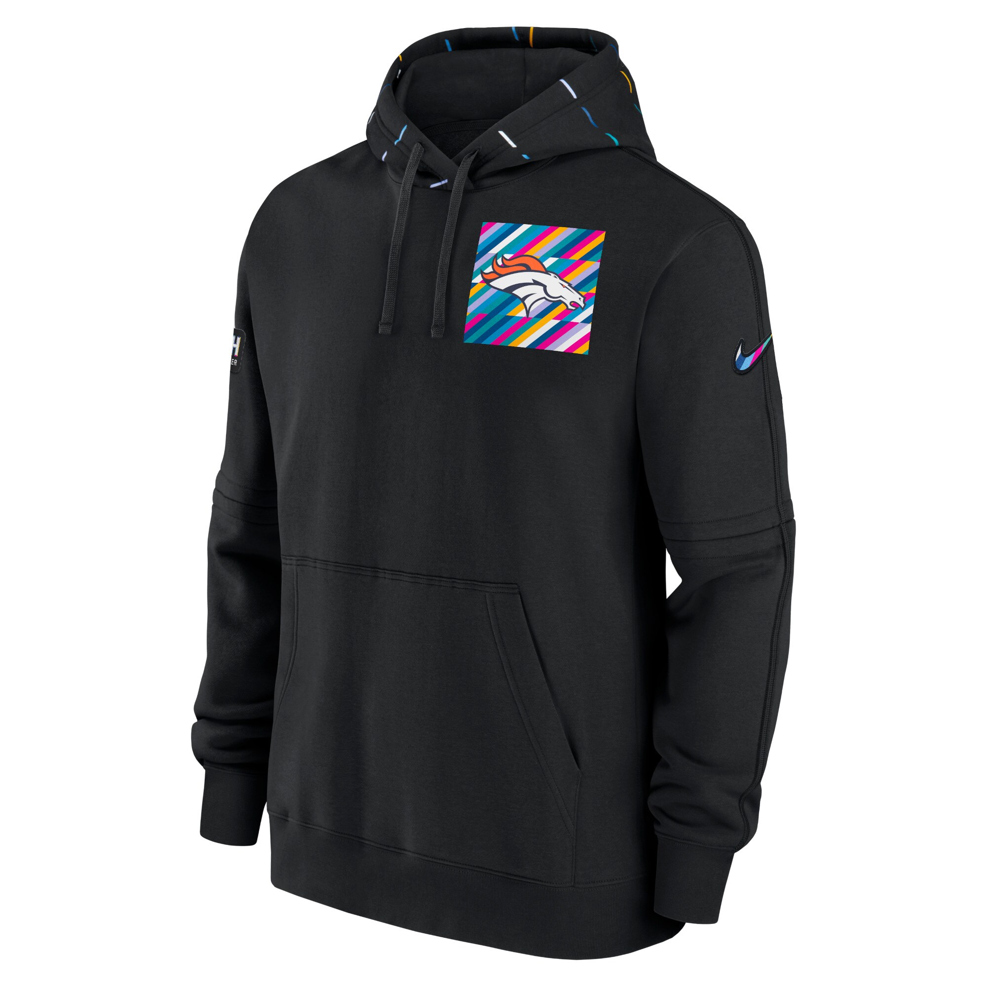 Denver Broncos  2023  Crucial Catch Club Pullover Hoodie - Black