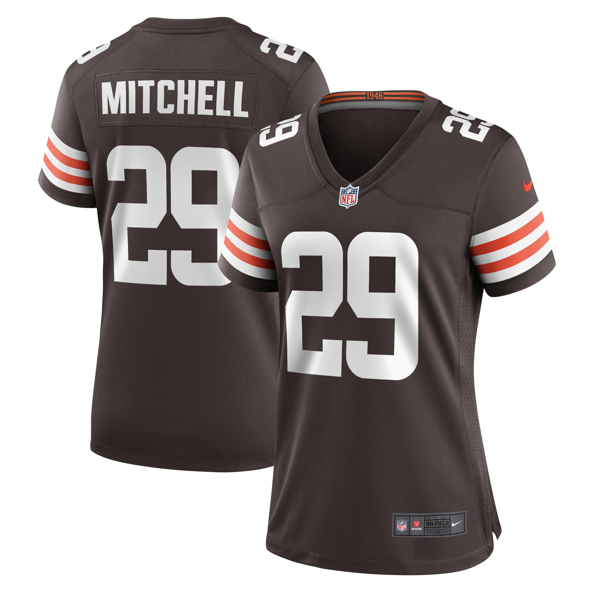 Cameron Mitchell Cleveland Browns Women's Team Game Jersey -  Brown