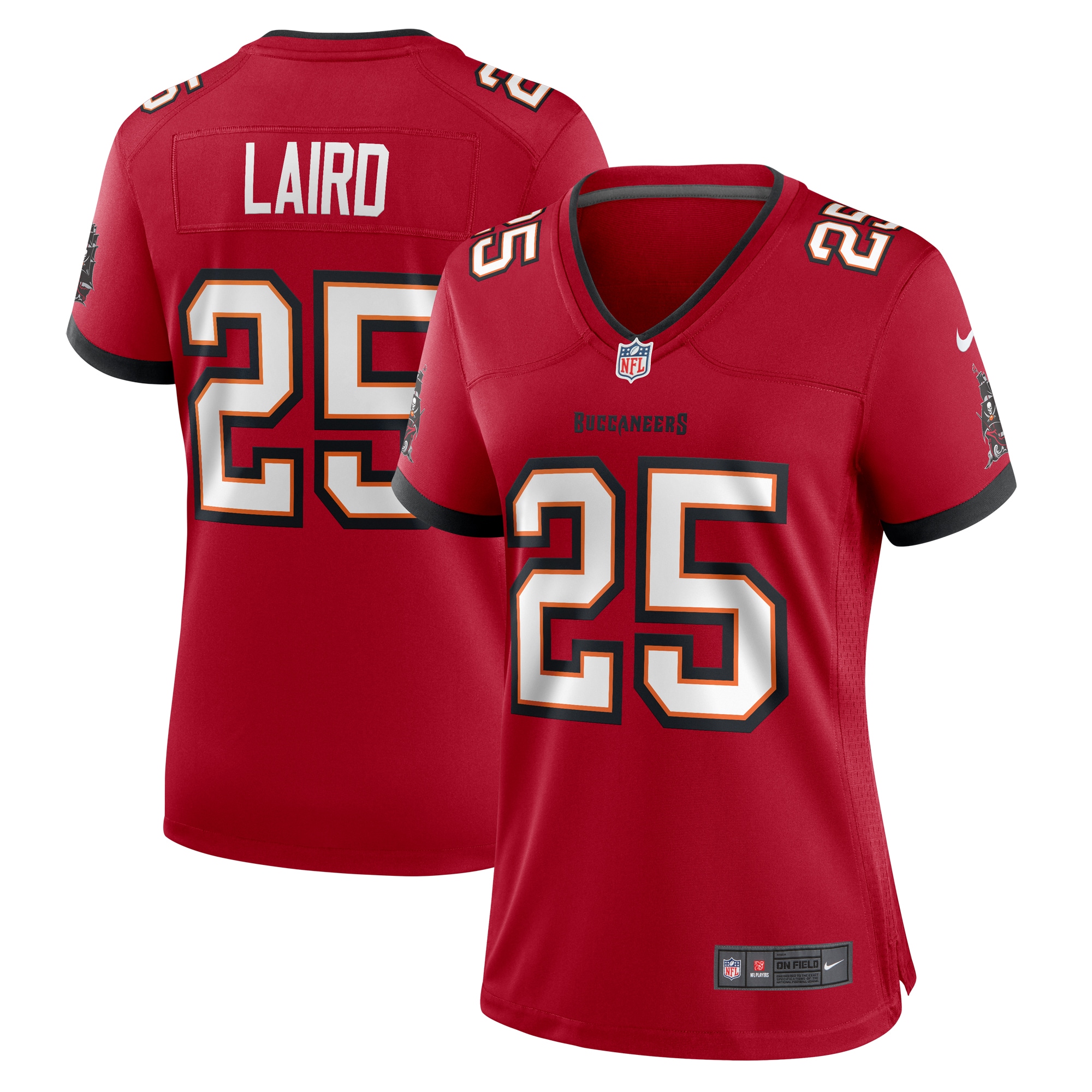 Patrick Laird Tampa Bay Buccaneers Women's  Game Jersey -  Red
