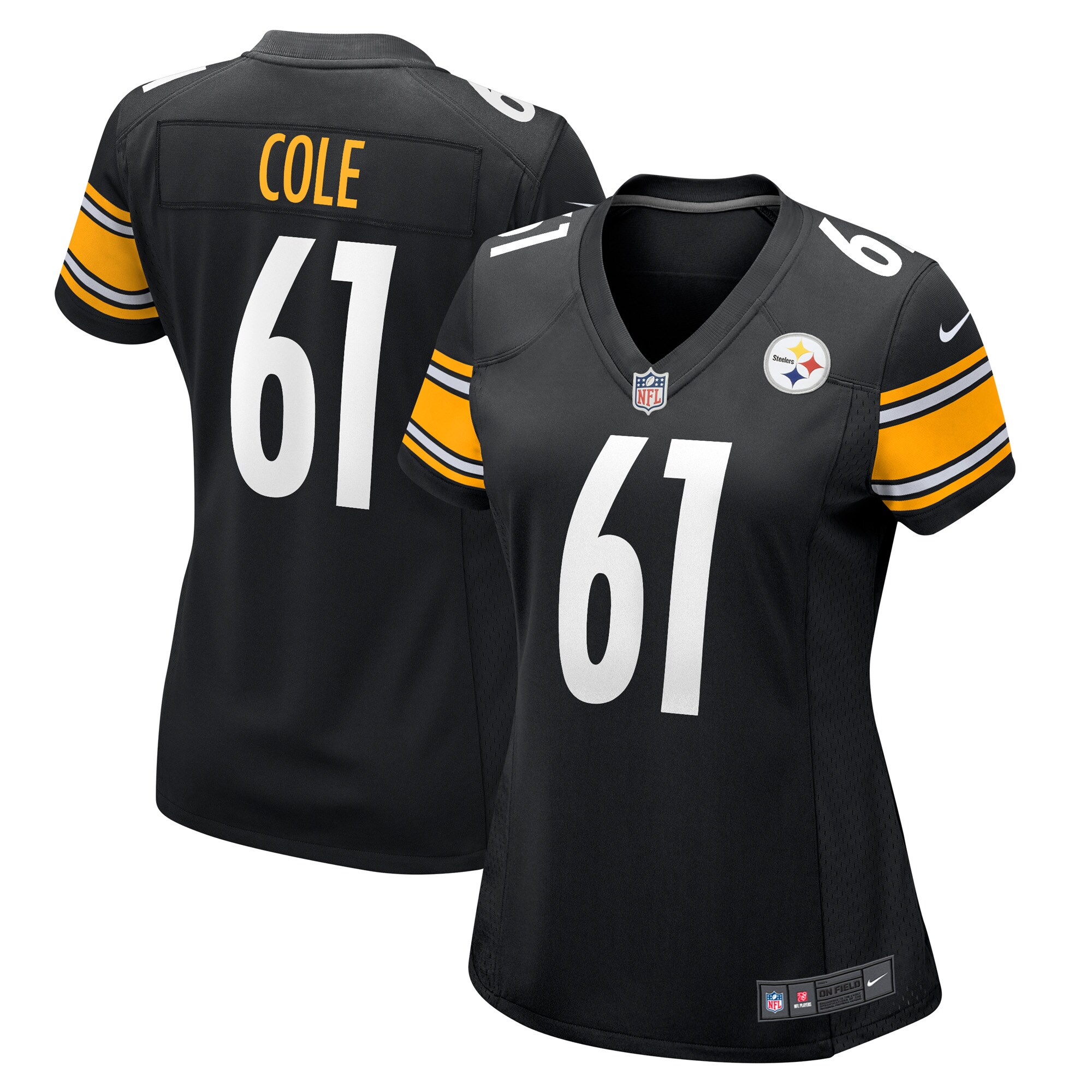 Mason Cole Pittsburgh Steelers  Women's Game Player Jersey - Black