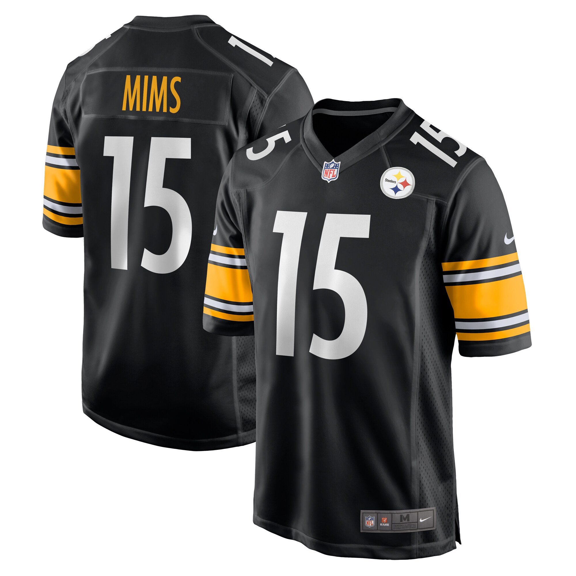 Denzel Mims Pittsburgh Steelers  Game Jersey -  Black