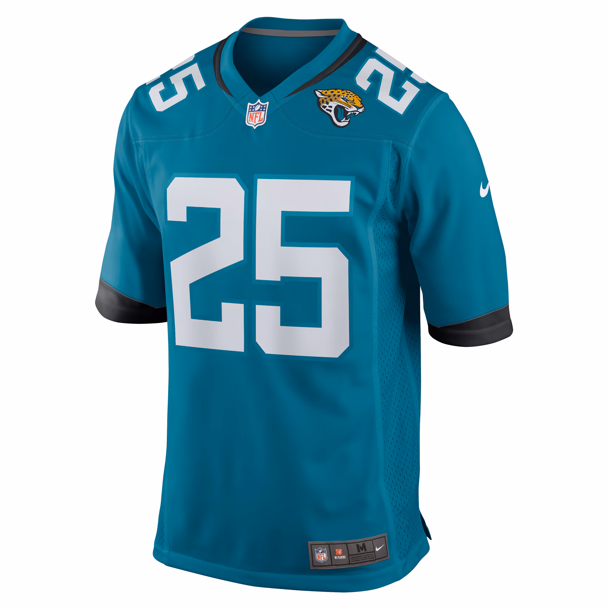 D'Ernest Johnson Jacksonville Jaguars Team Game Jersey -  Teal