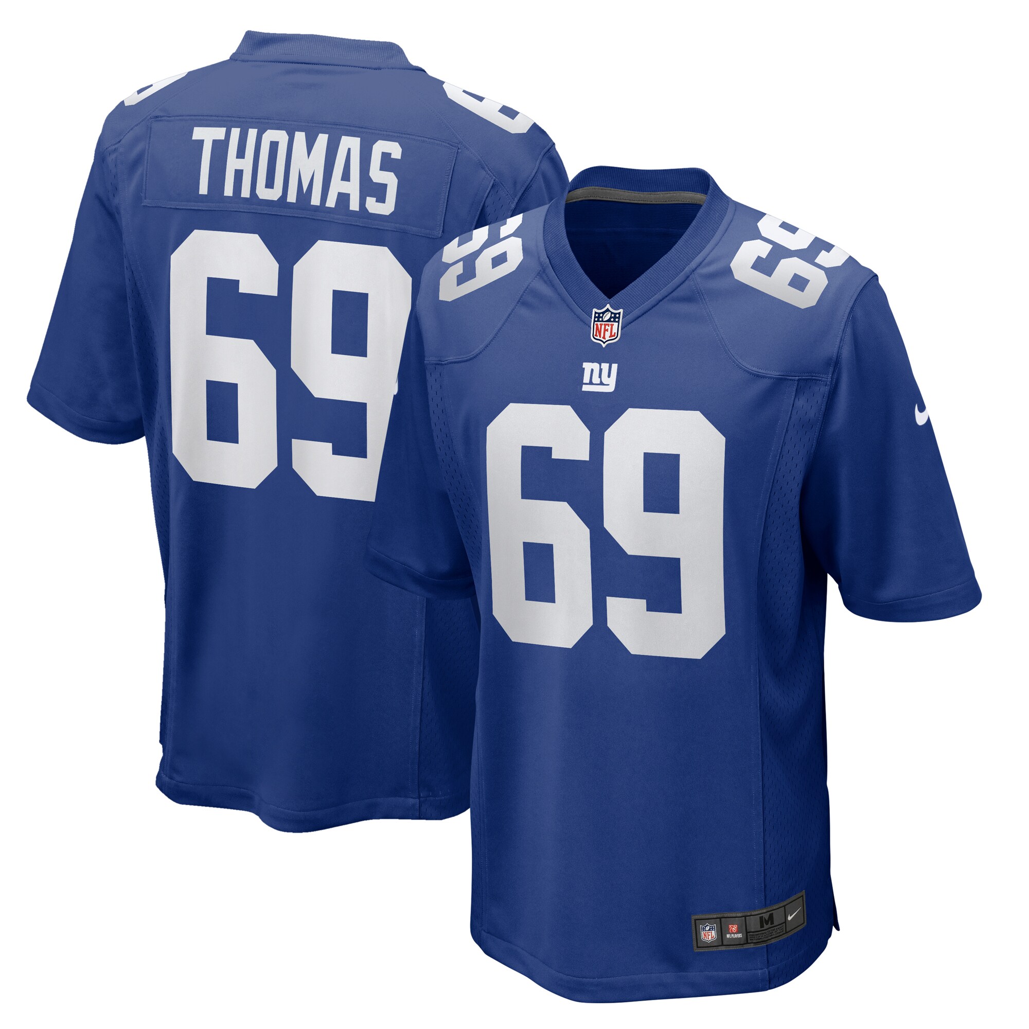 Jaylon Thomas New York Giants Team Game Jersey -  Royal