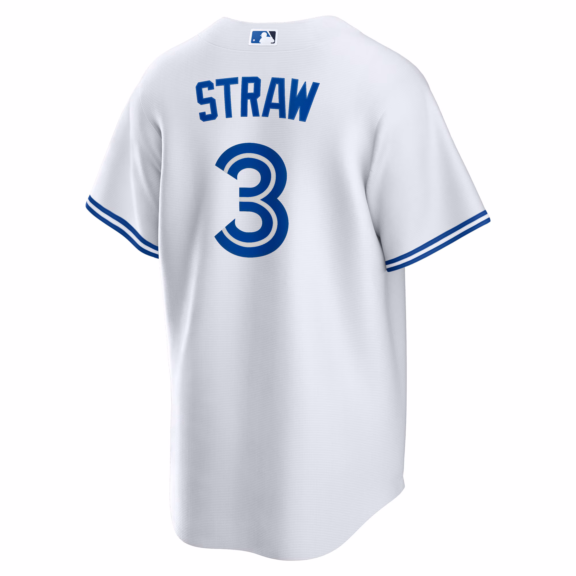 Myles Straw #3 Toronto Blue Jays Home Replica Jersey - White