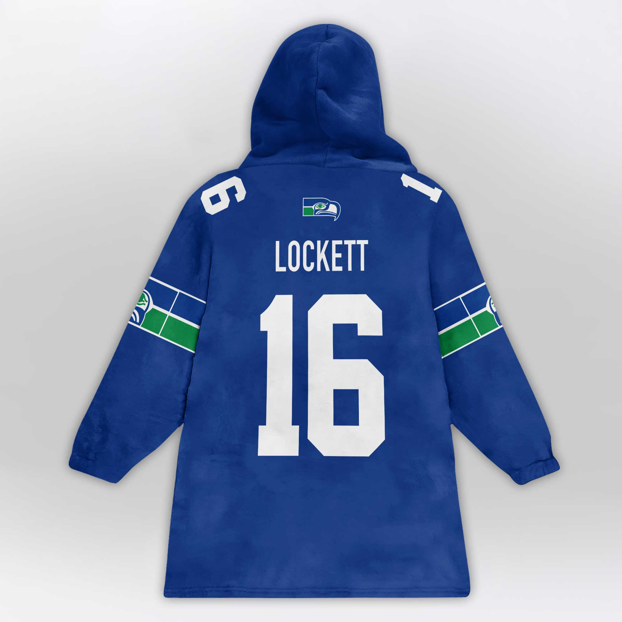 Kid 16 Seattle Football Unisex Blanket Hoodie