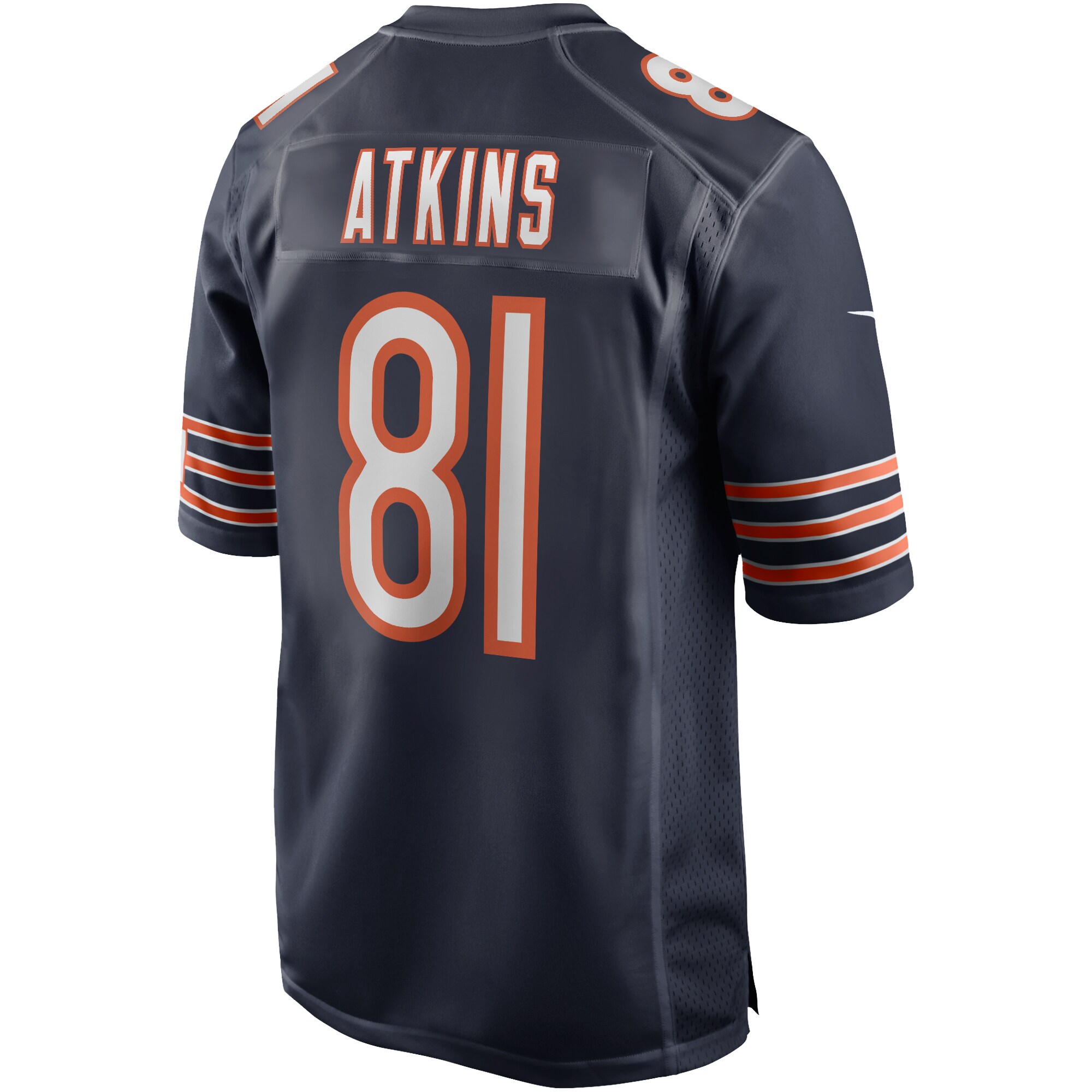 Doug Atkins Chicago Bears Game Retired Player Jersey - Navy