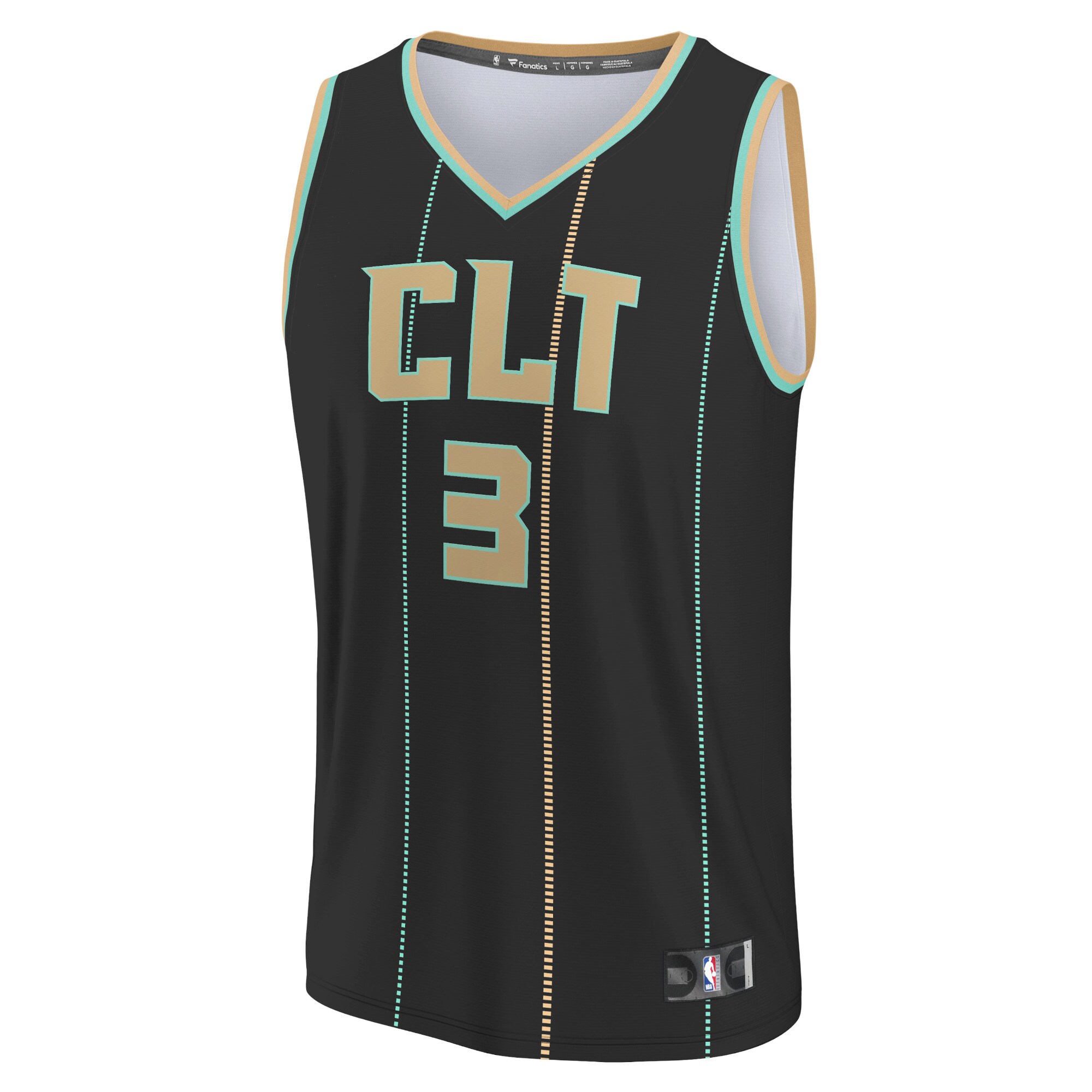 Terry Rozier Charlotte Hornets  Fastbreak Jersey - City Edition - Black