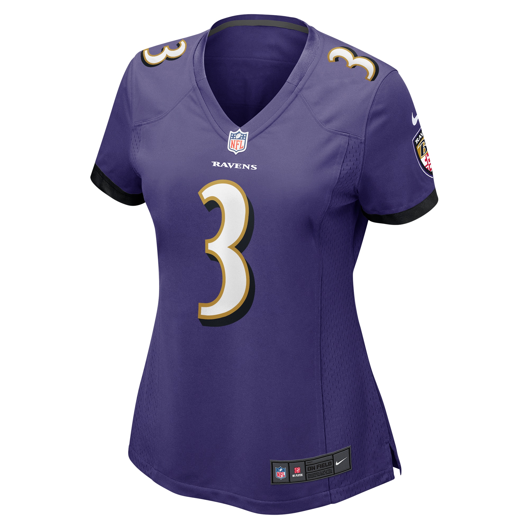 Odell Beckham Jr. Baltimore Ravens  Women's Game Jersey - Purple