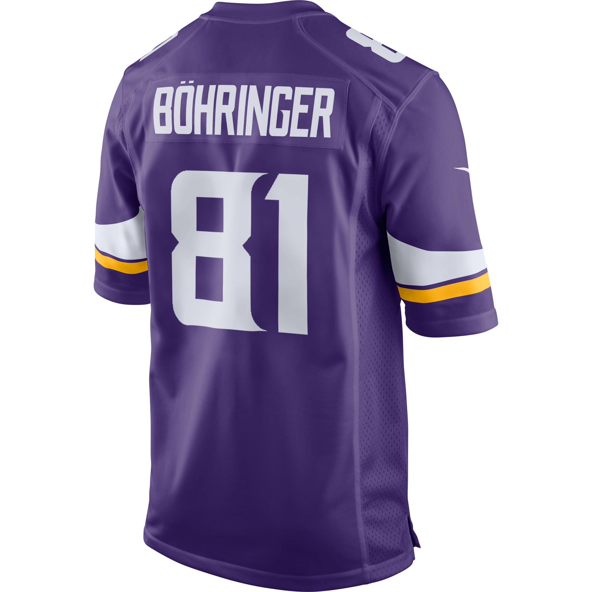 Moritz Bohringer Minnesota Vikings  Team Color Game Jersey - Purple