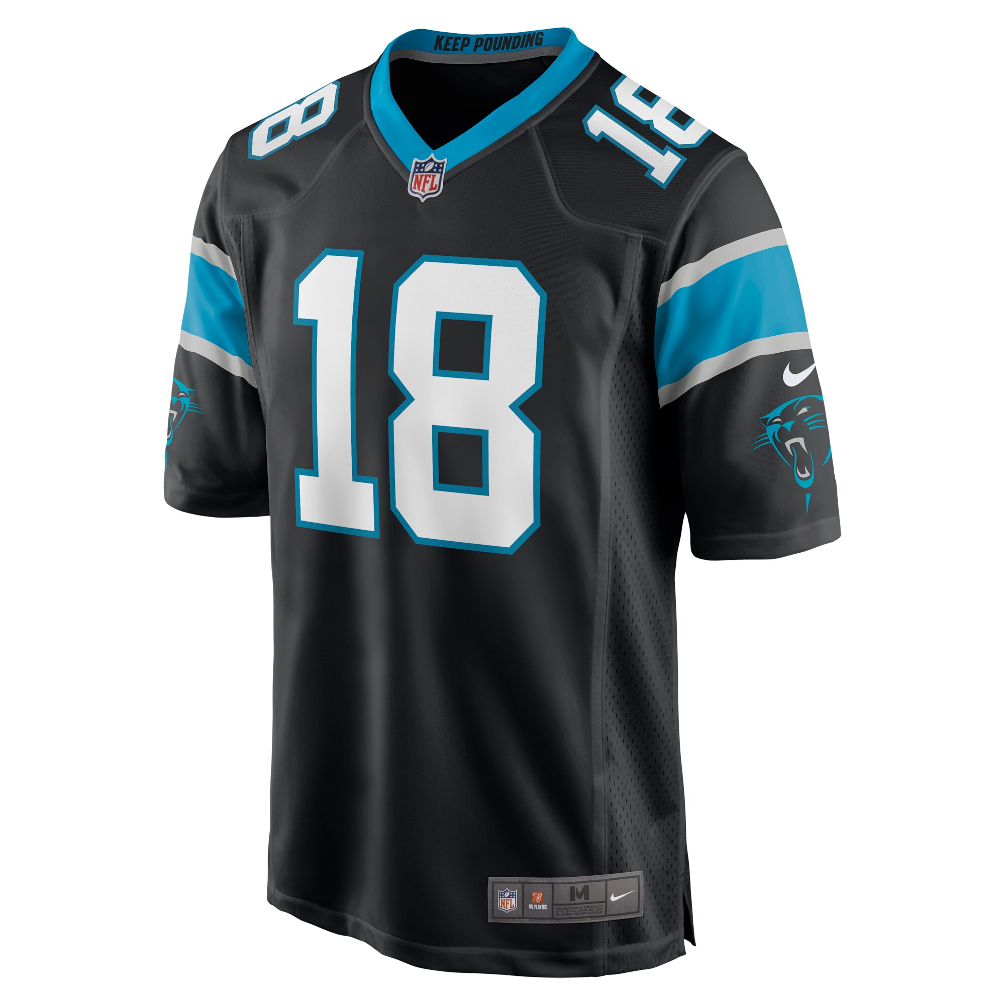 Damiere Byrd Carolina Panthers Game Player Jersey - Black
