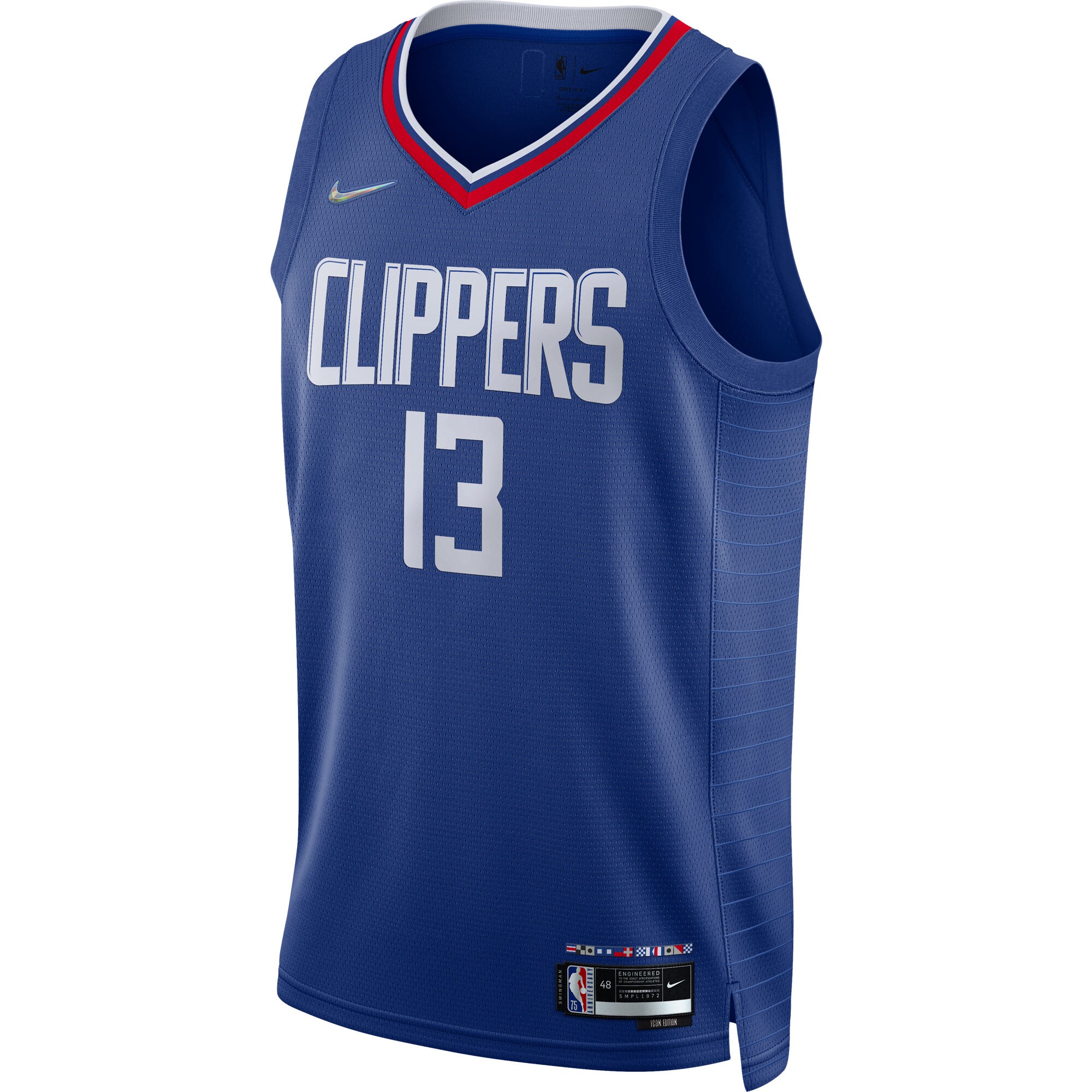 Paul George LA Clippers 2021/22 Diamond Swingman Jersey - Icon Edition - Royal