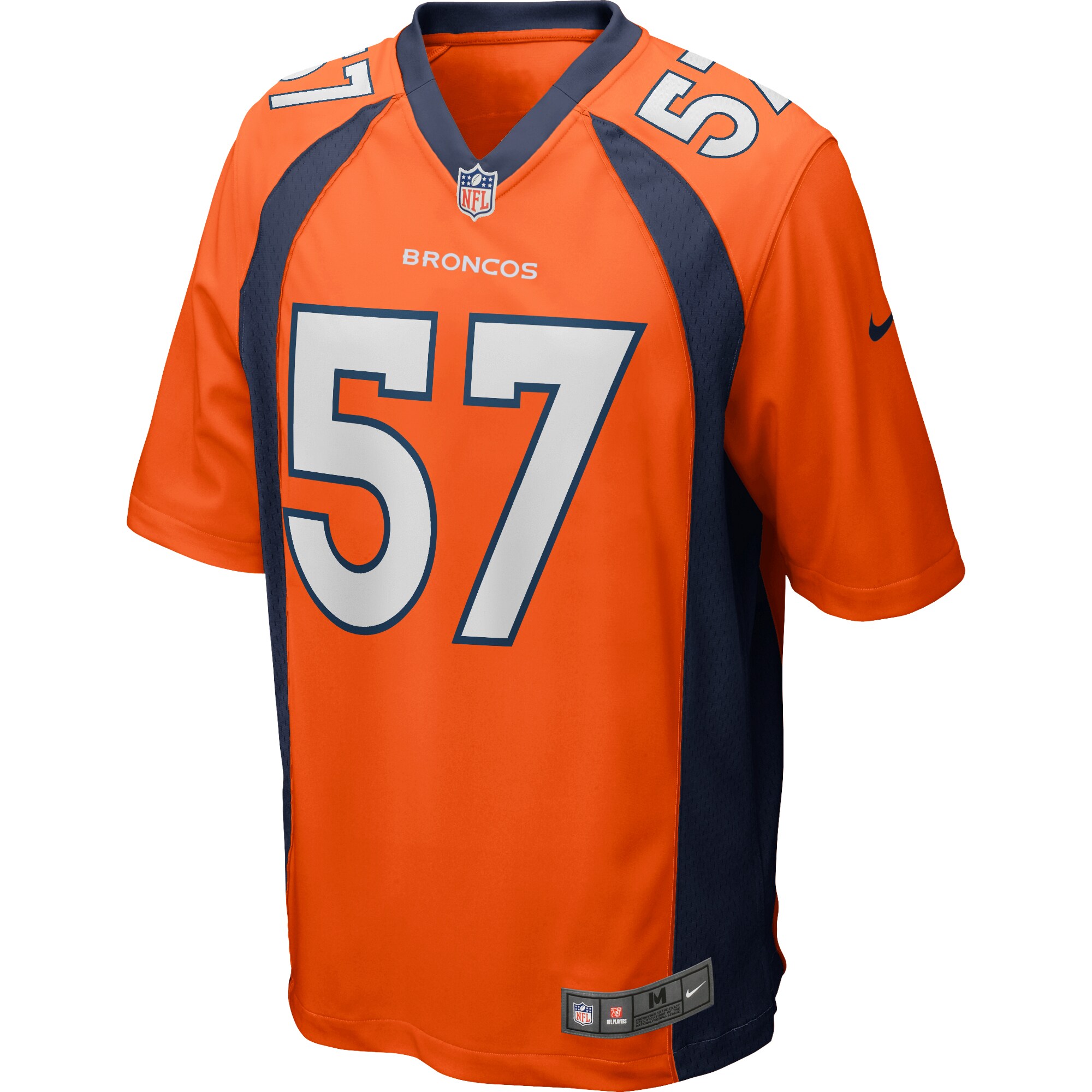 Tom Jackson Denver Broncos Game Retired Player Jersey - Orange