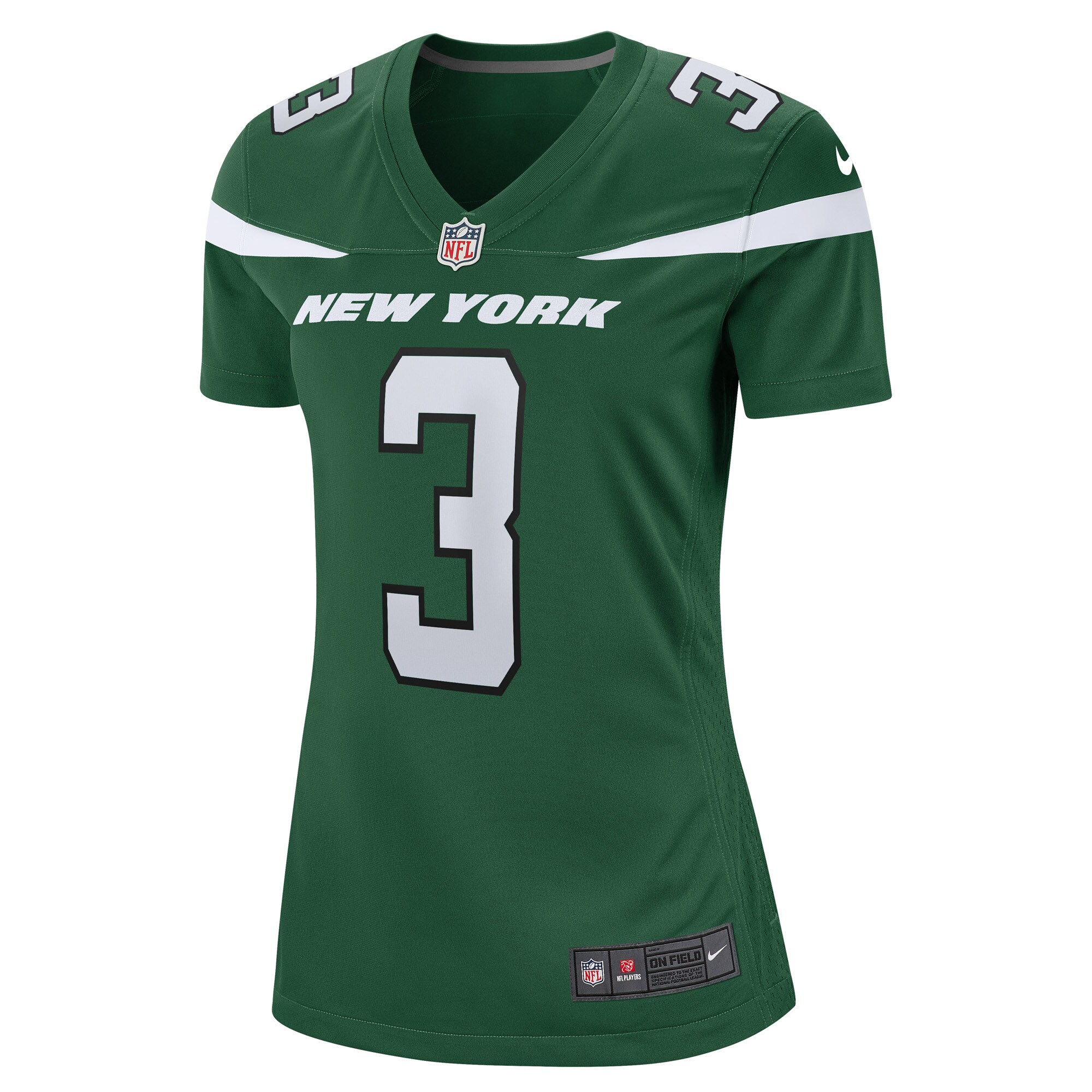 Whitehead New York Jets  Women's Game Player Jersey - Gotham Green