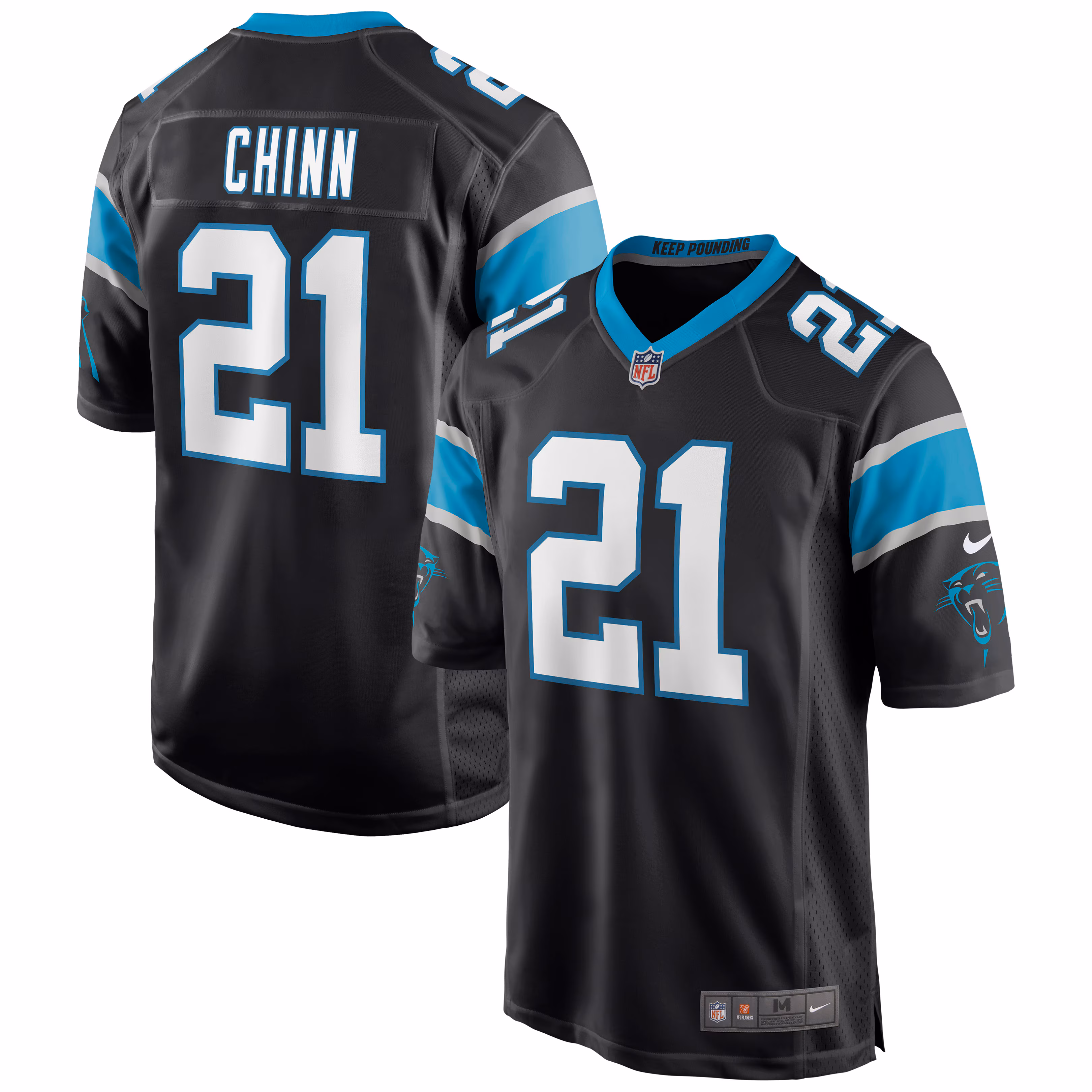 Jeremy Chinn Carolina Panthers Game Jersey - White